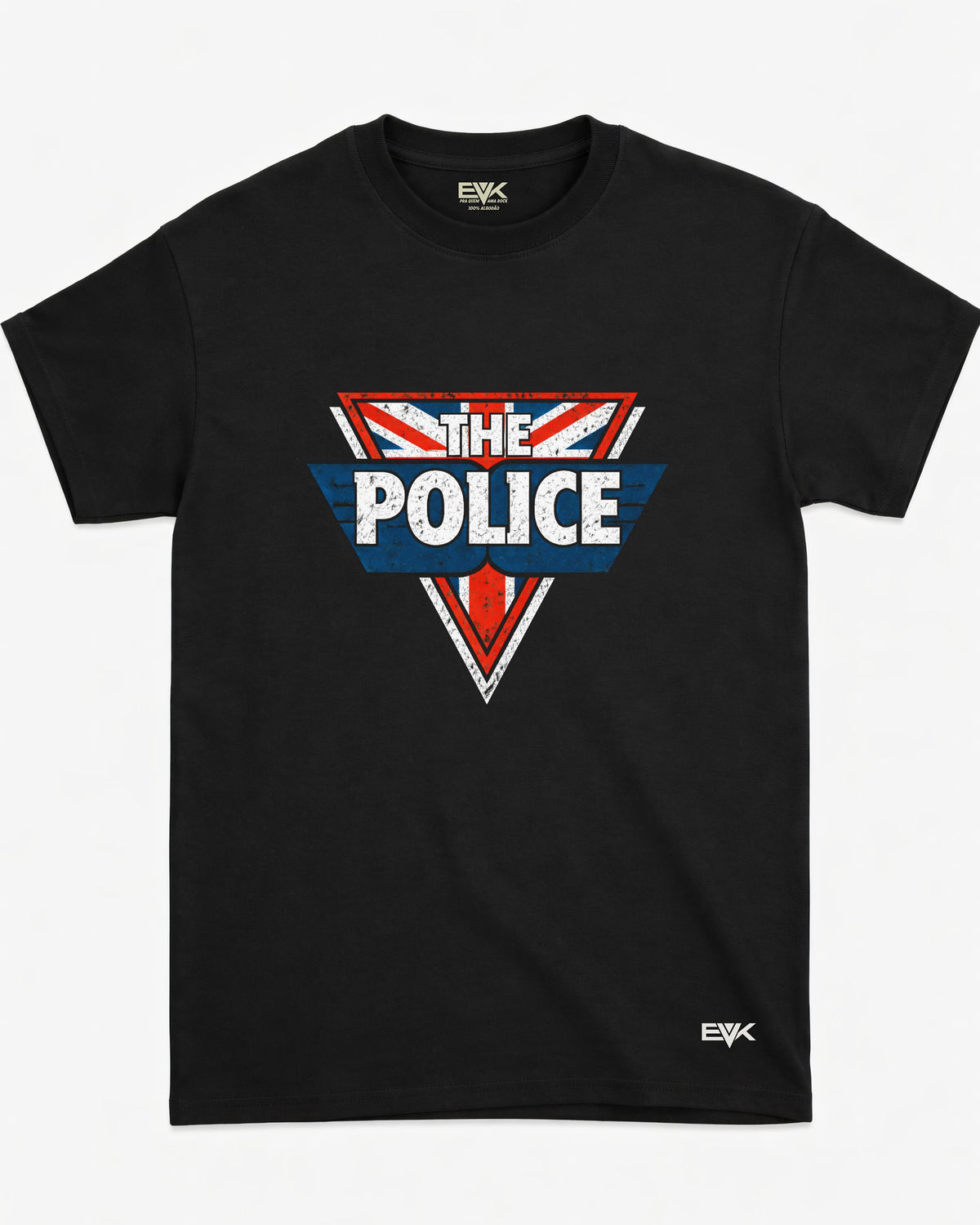 Camiseta The Police – Vintage Flag
