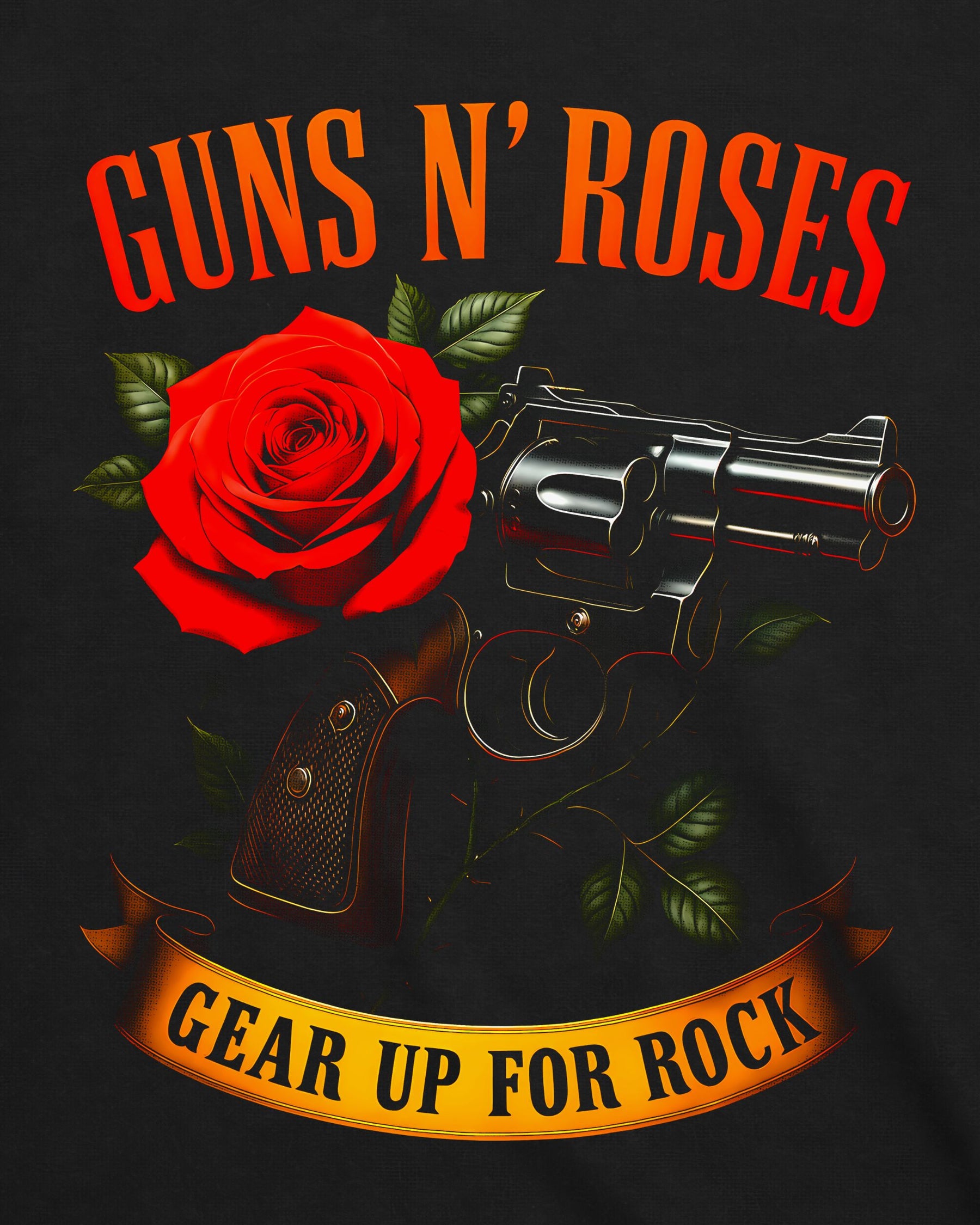 Camiseta Guns N’ Roses – Gear Up for Rock