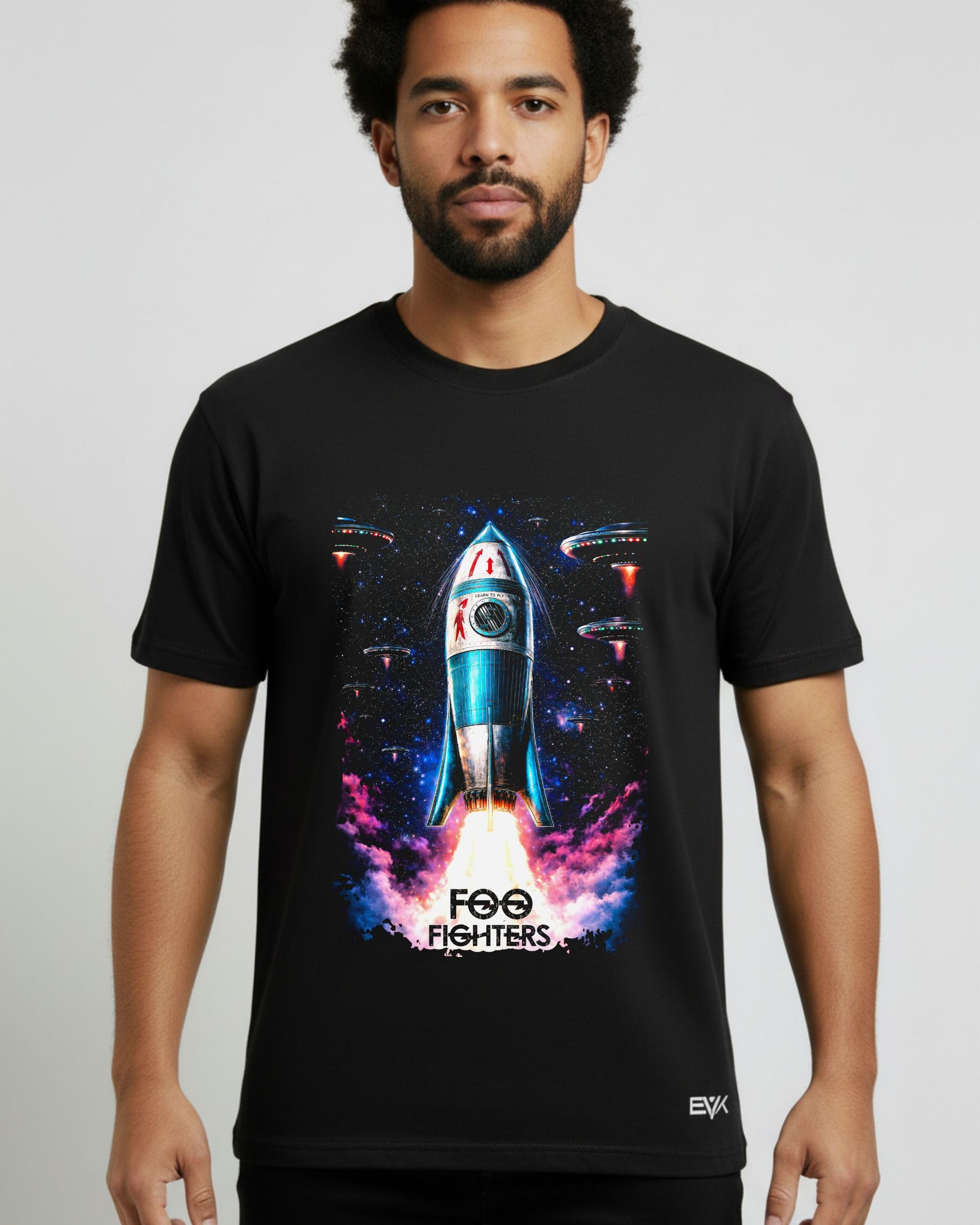 Camiseta Foo Fighters – Space Rocket Poster