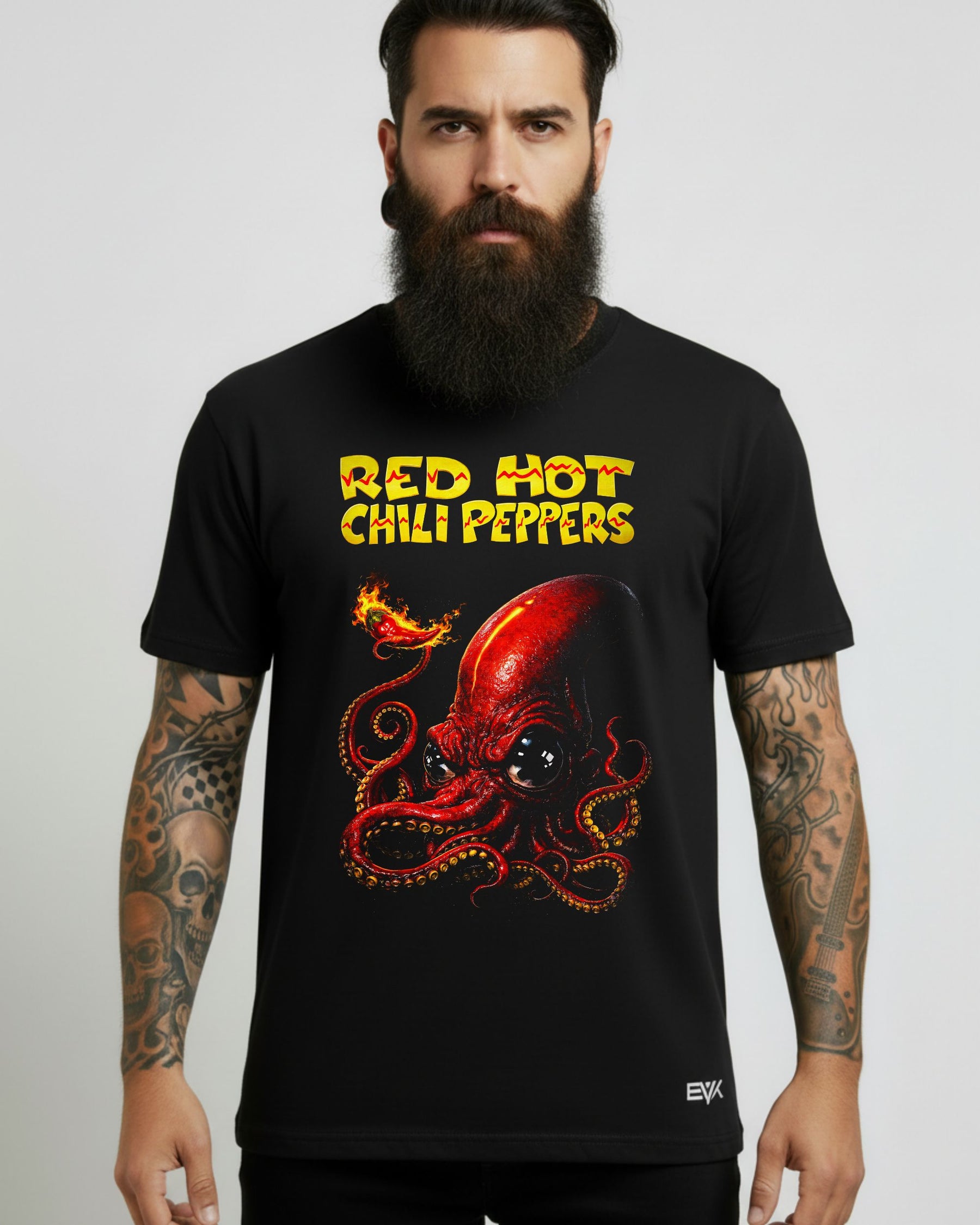 Camiseta Red Hot Chili Peppers – Positive Mental Octopus