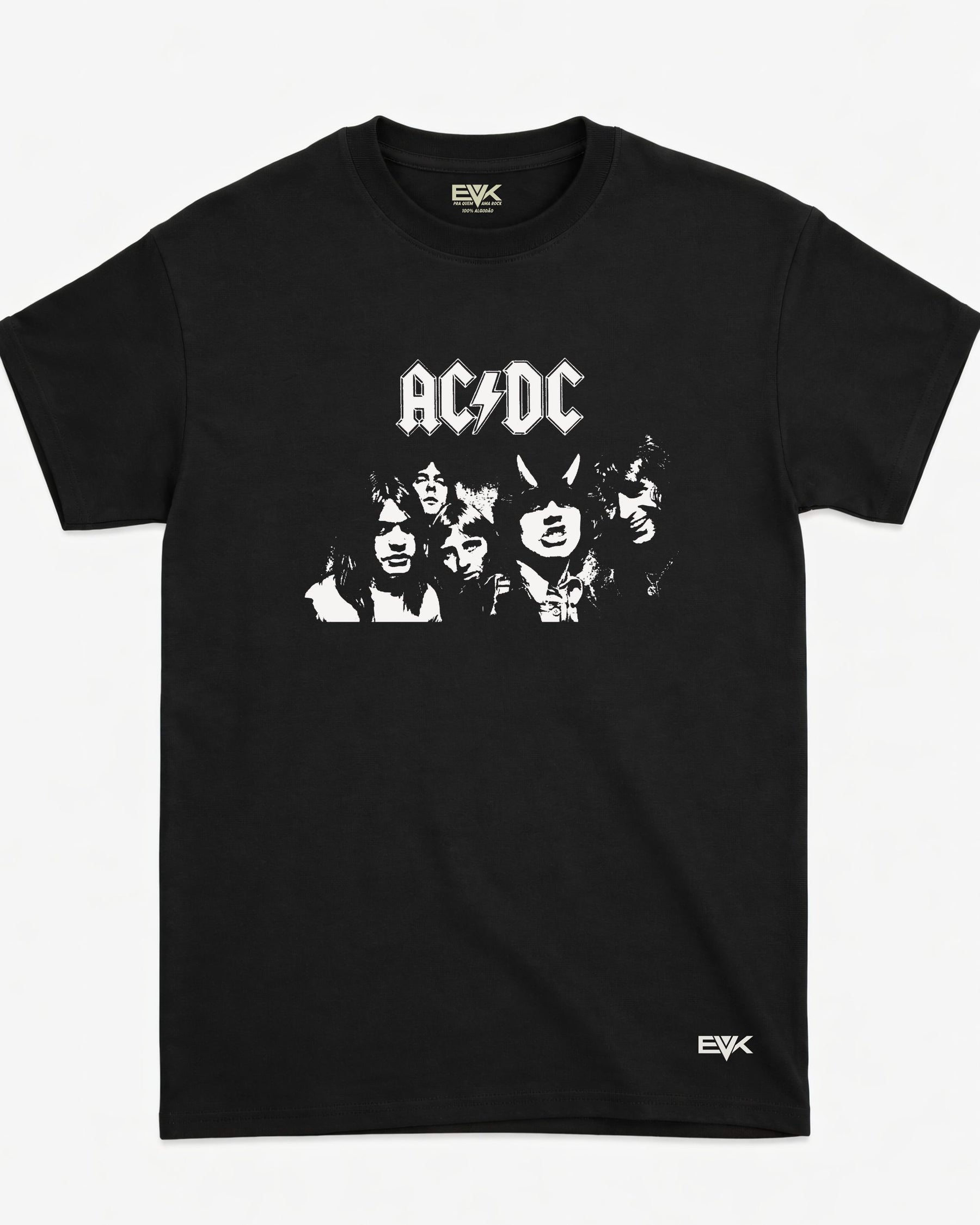 Camiseta AC/DC – Back in Black – Integrantes