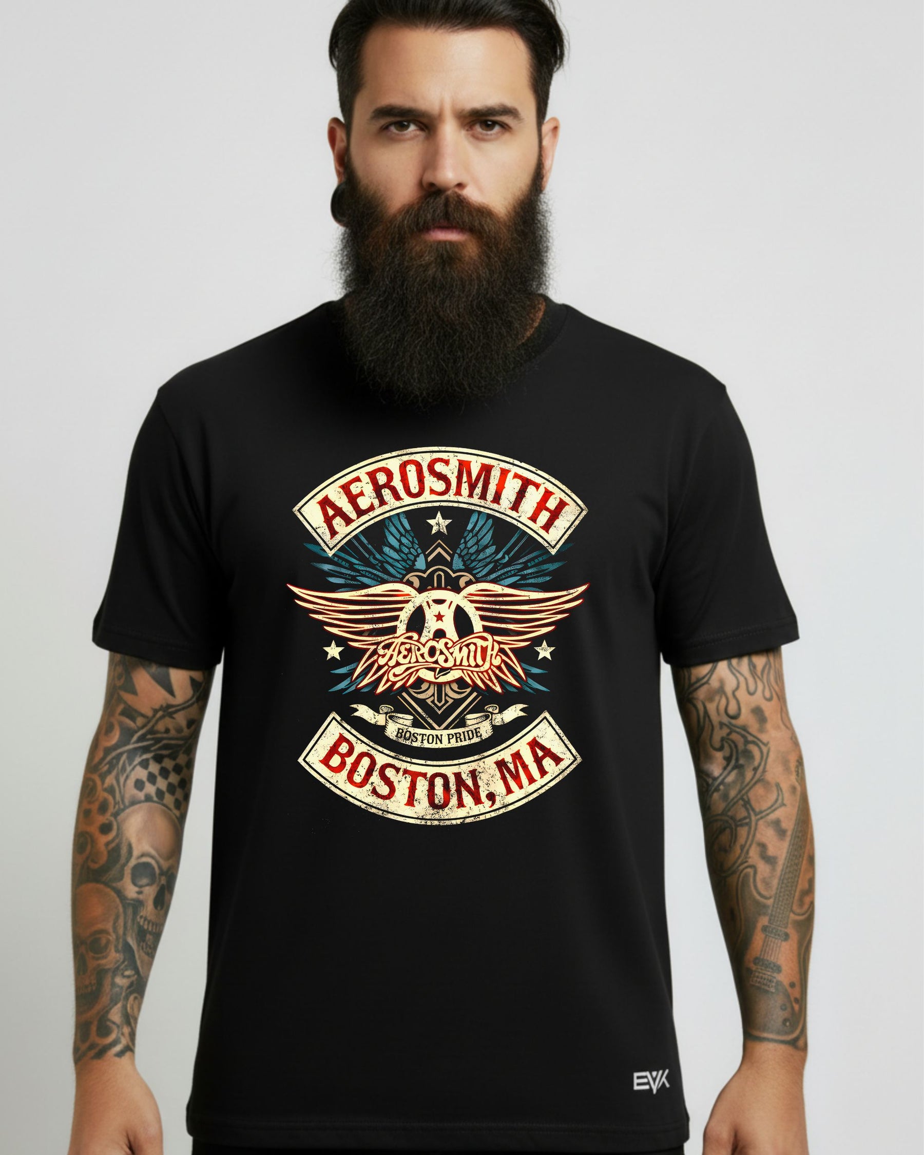 Camiseta Aerosmith – Boston Shield Pride