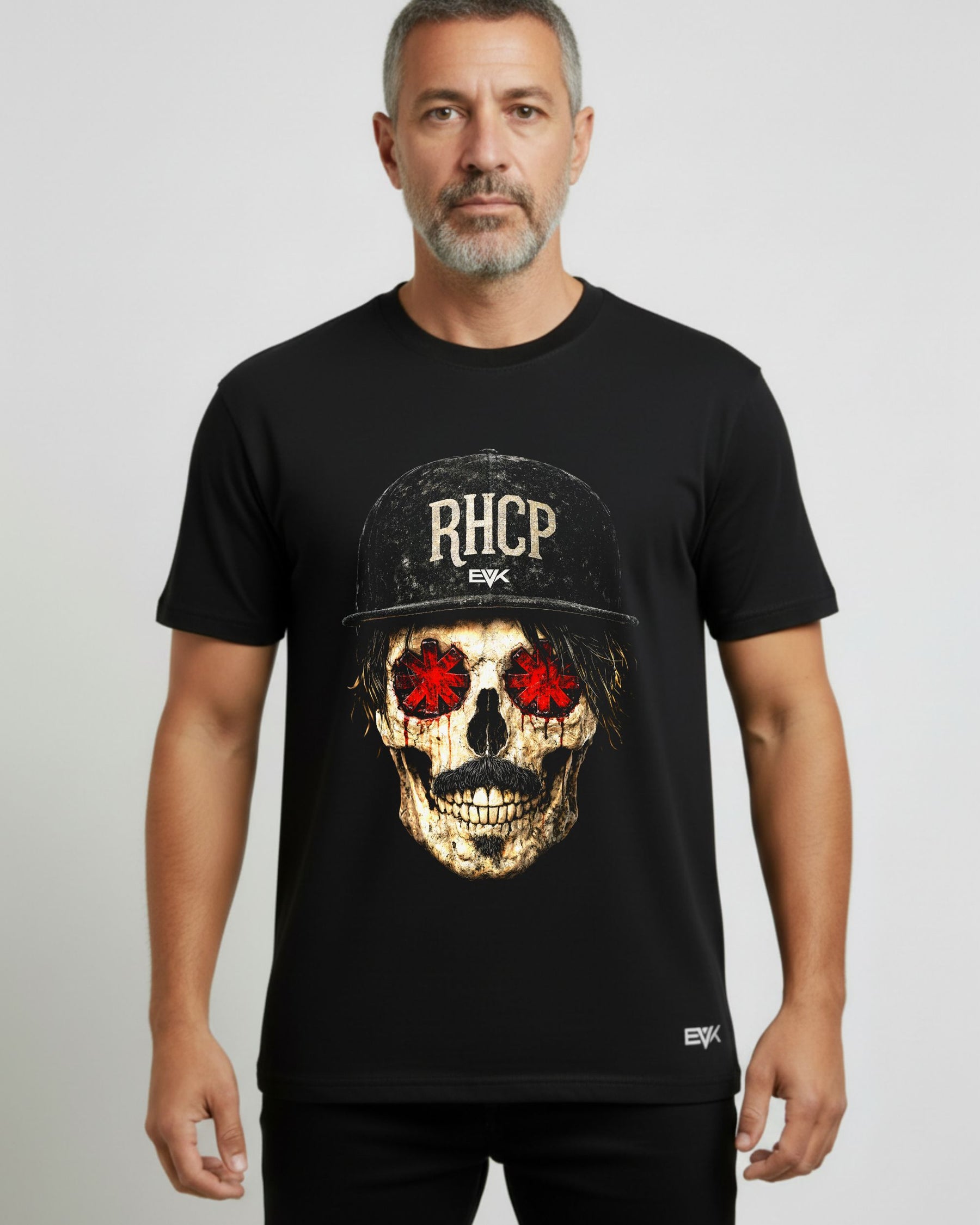 Camiseta Red Hot Chili Peppers – Anthony Kiedis Skull