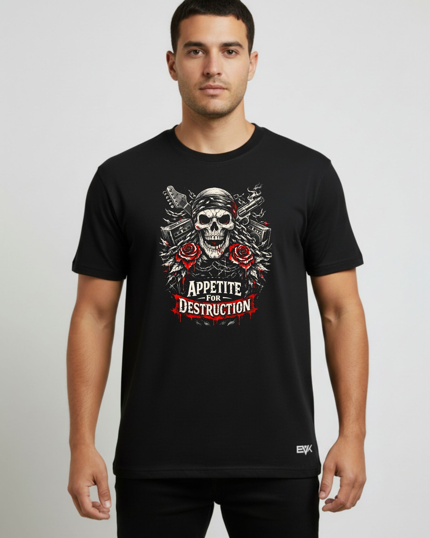 Camiseta Guns N’ Roses – Appetite for Destruction Pistols and Chains