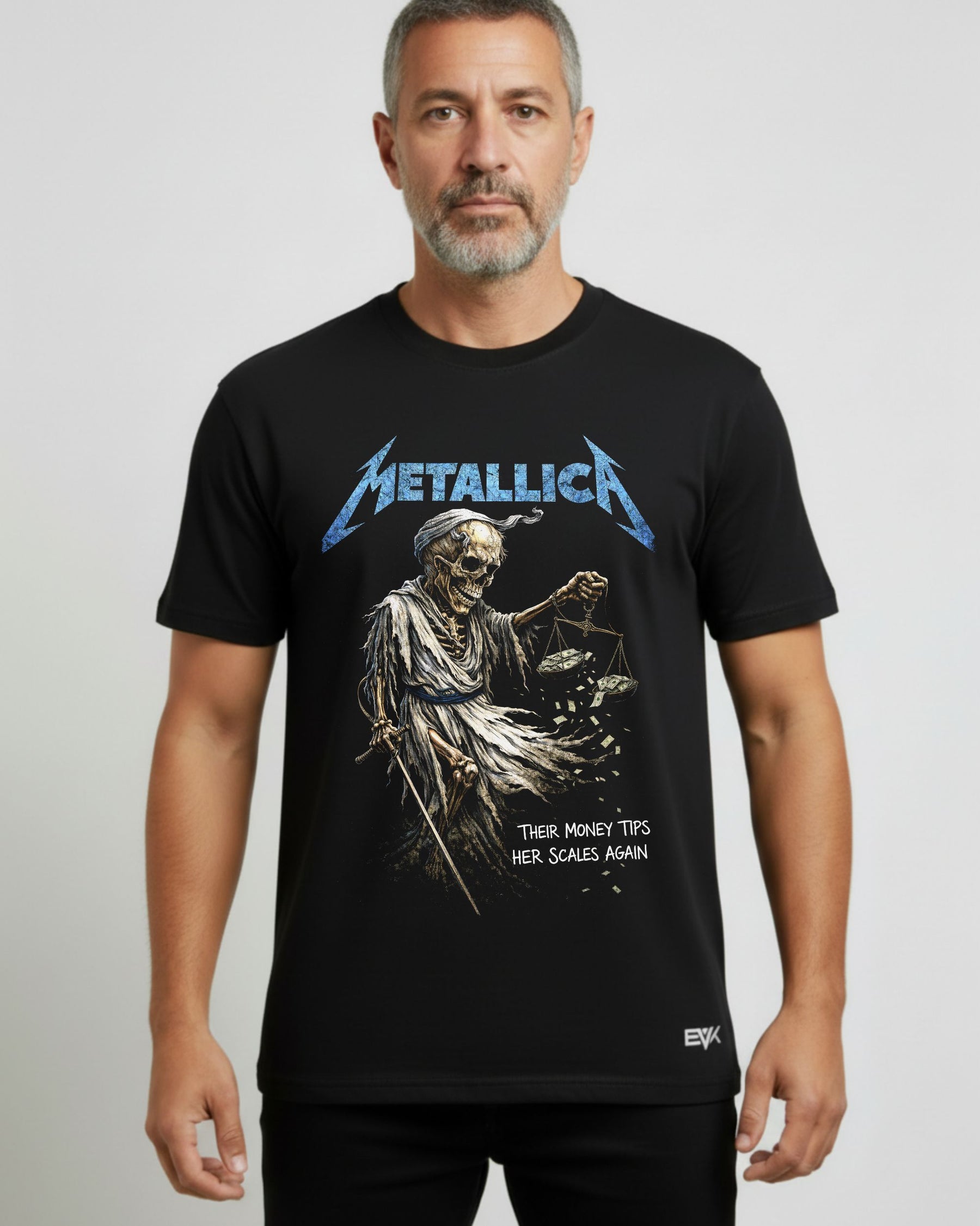Camiseta Metallica – Their Money Tips Her Scales Again