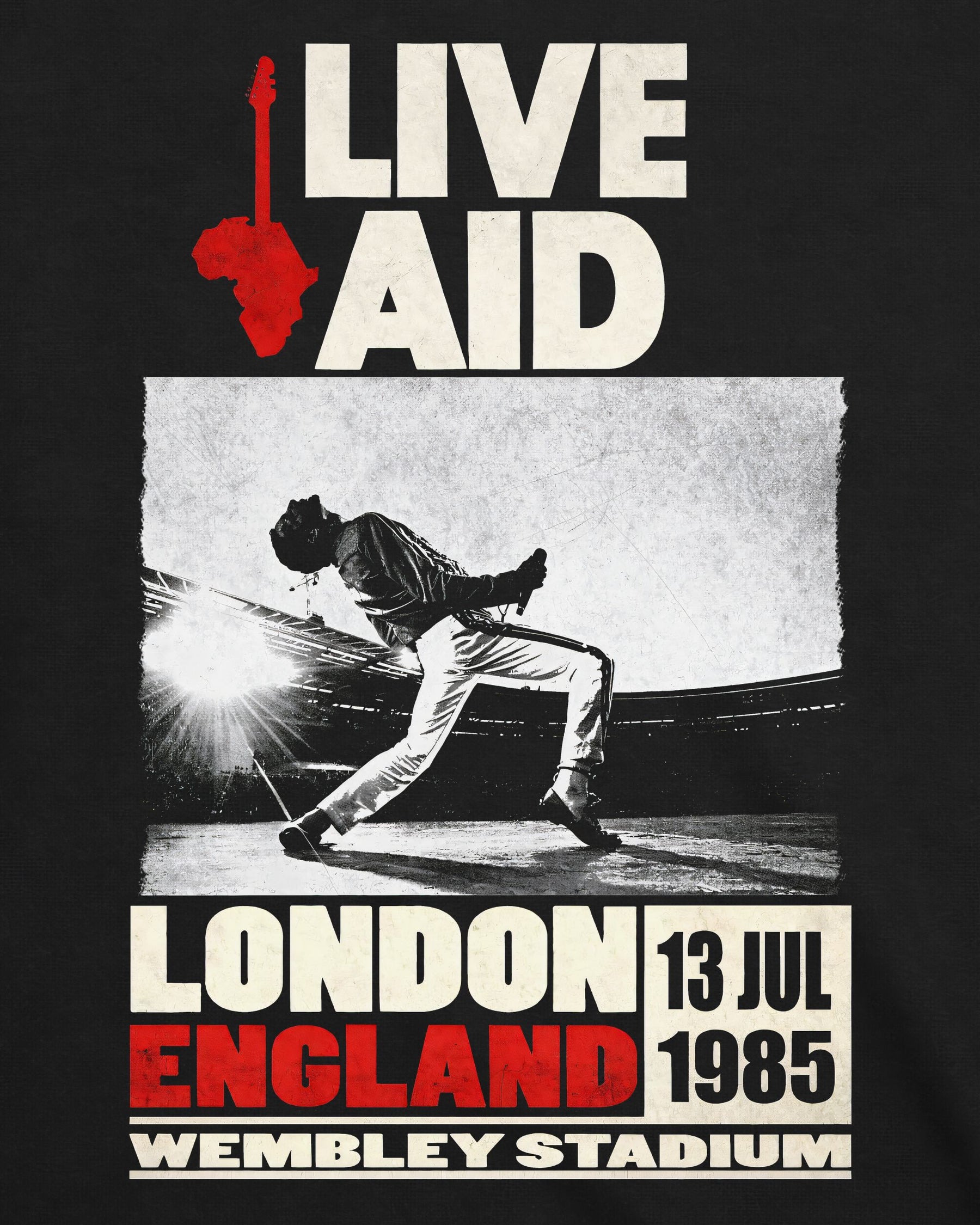 Camiseta Queen – Live Aid Wembley