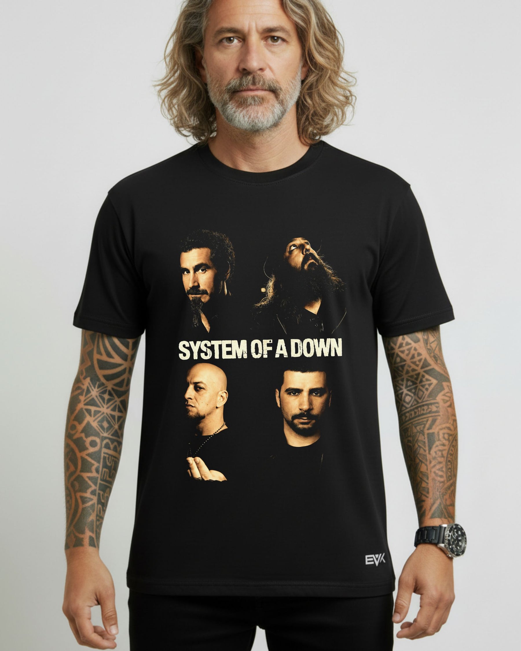 Camiseta System of a Down – Integrantes