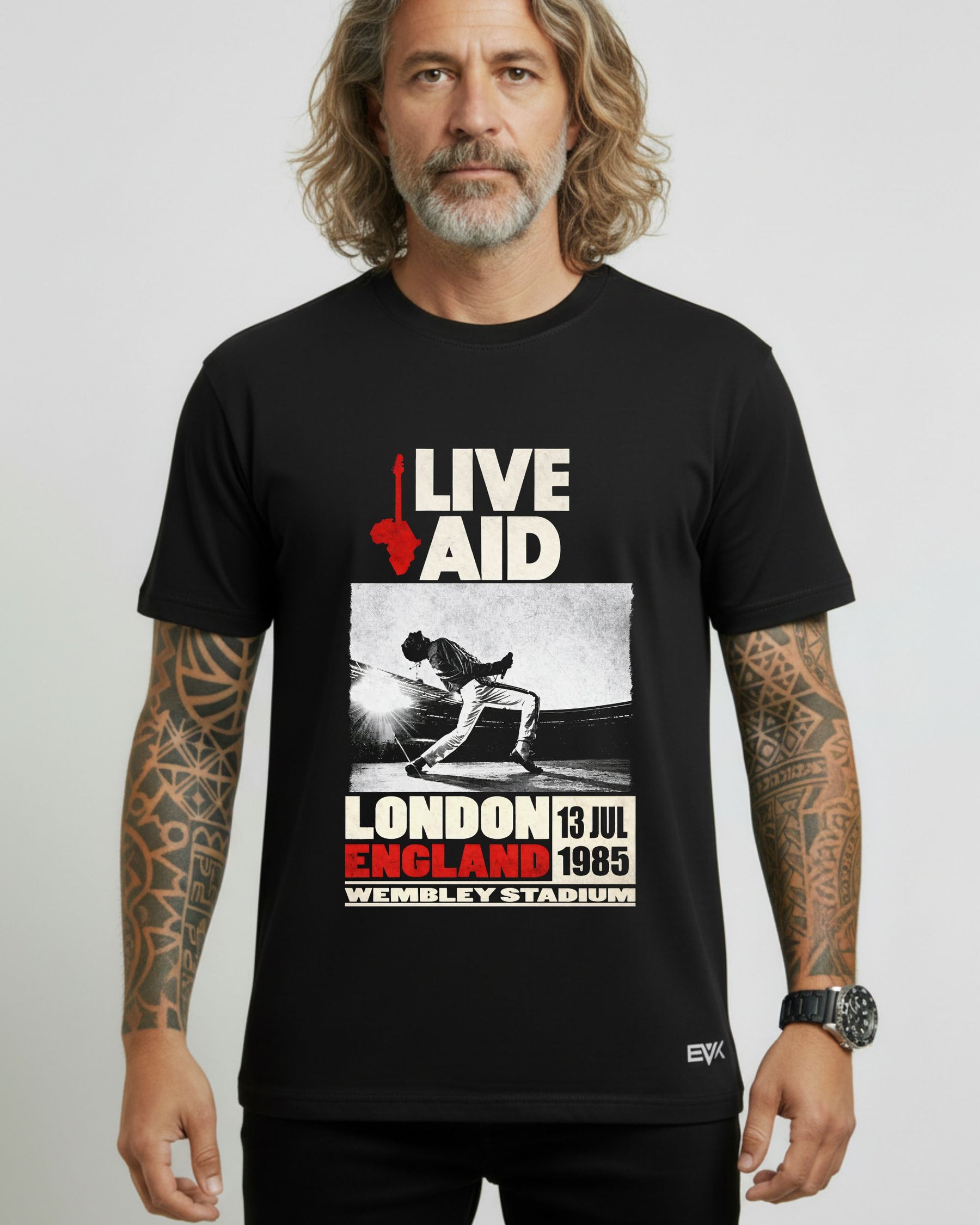 Camiseta Queen – Live Aid Wembley
