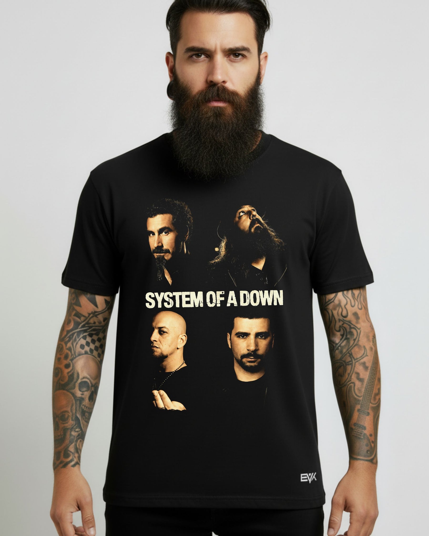 Camiseta System of a Down – Integrantes