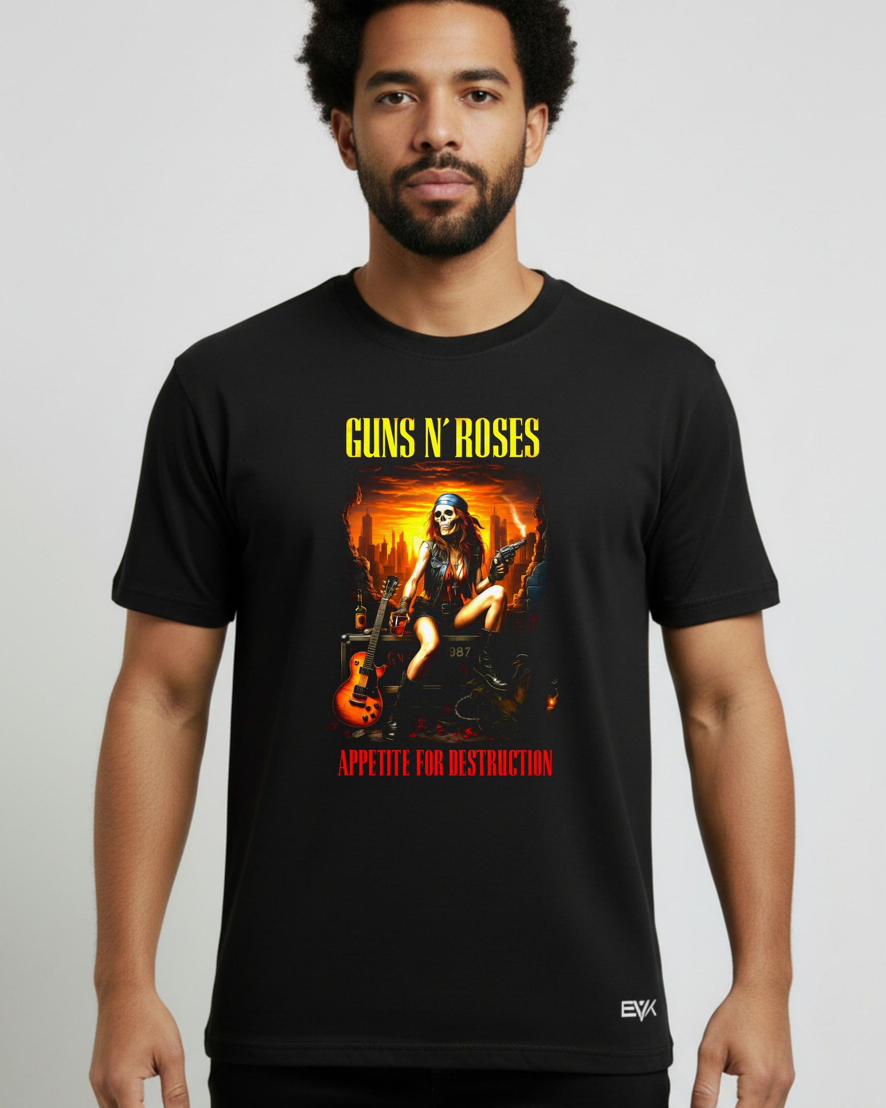 Camiseta Guns N’ Roses – Appetite for Destruction Sexy Skull