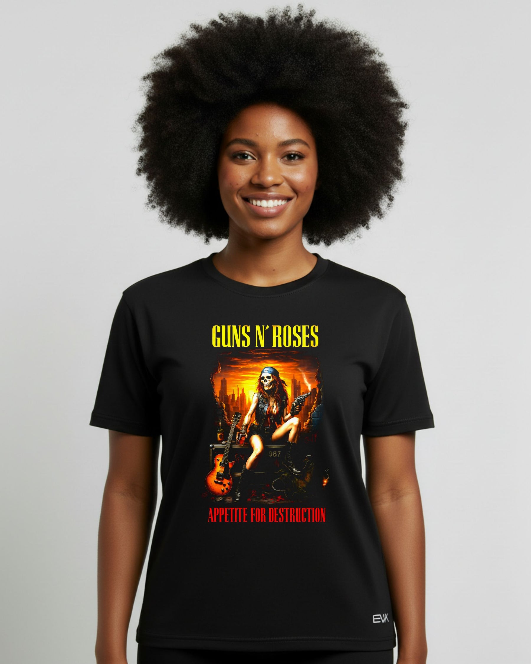 Camiseta Guns N’ Roses – Appetite for Destruction Sexy Skull