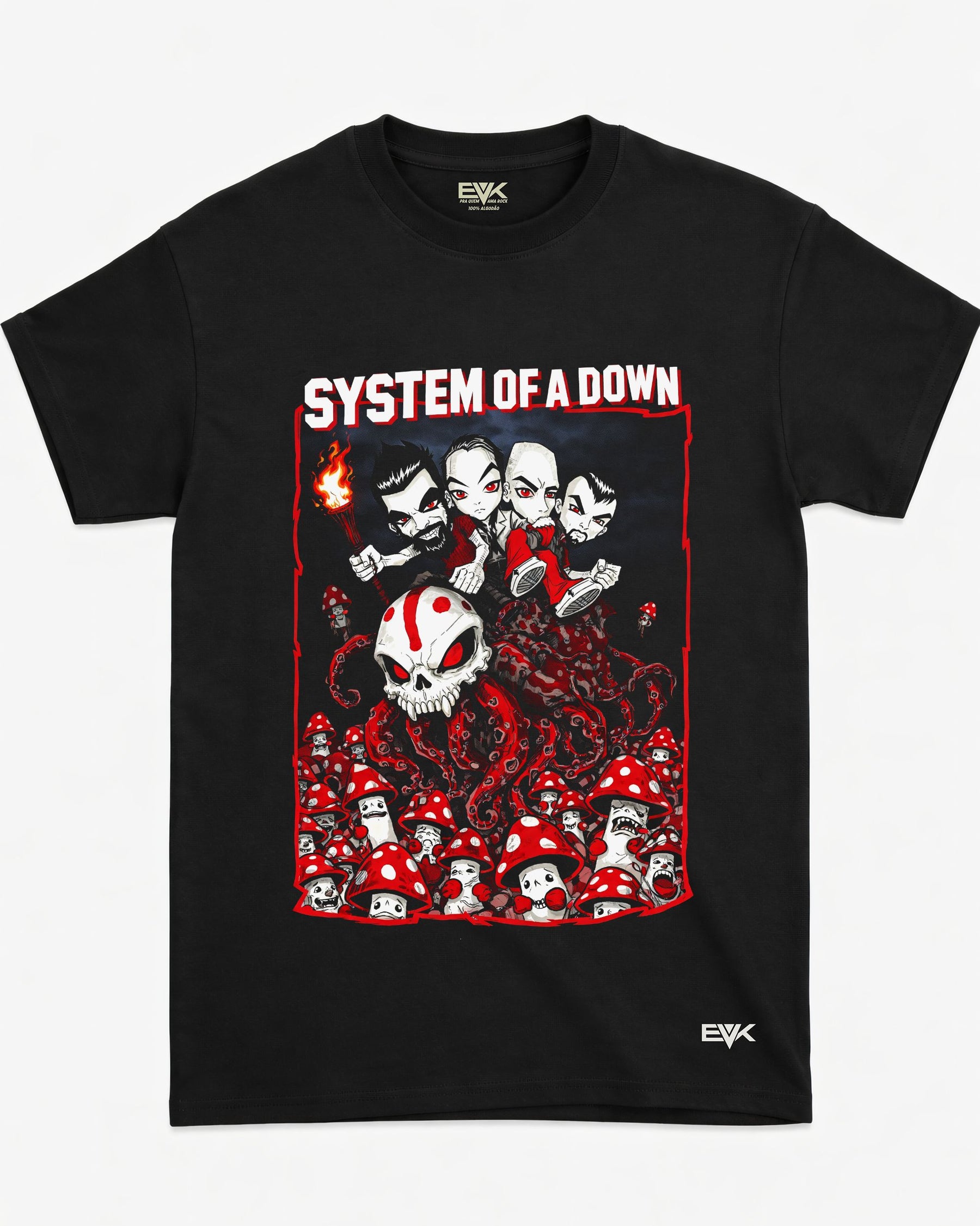 Camiseta System of a Down – Mushroom People