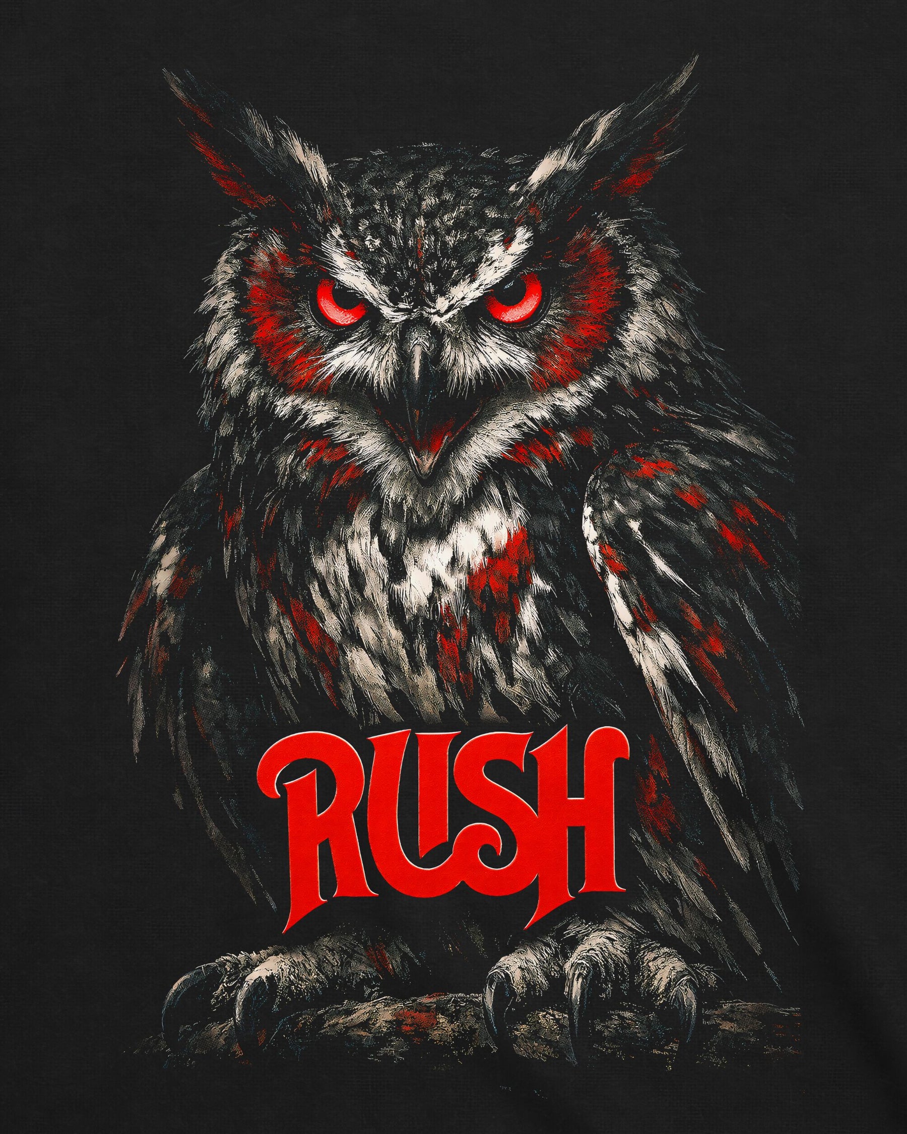 Camiseta Rush – Fly By Night Owl