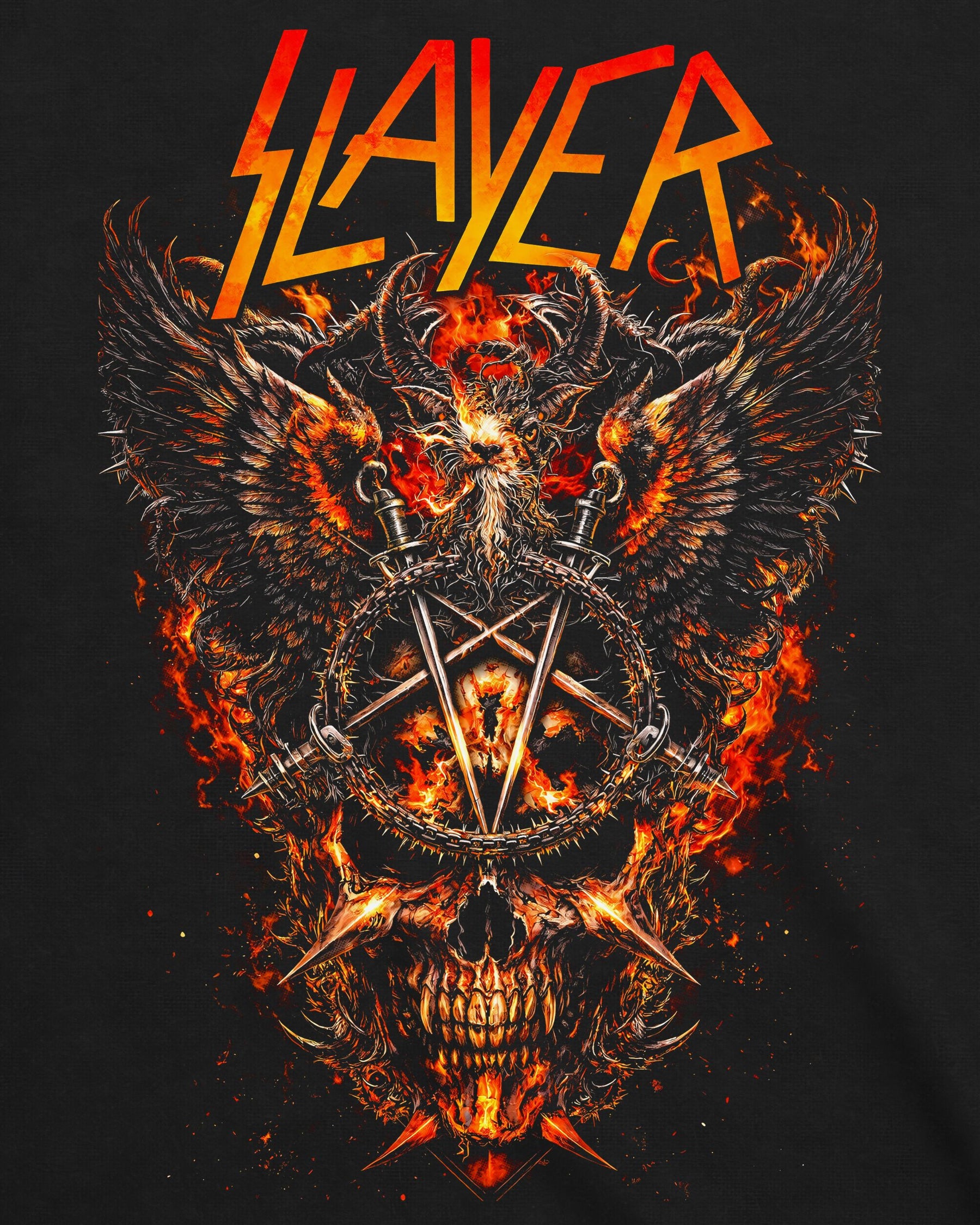Camiseta Slayer – Skull Eagle