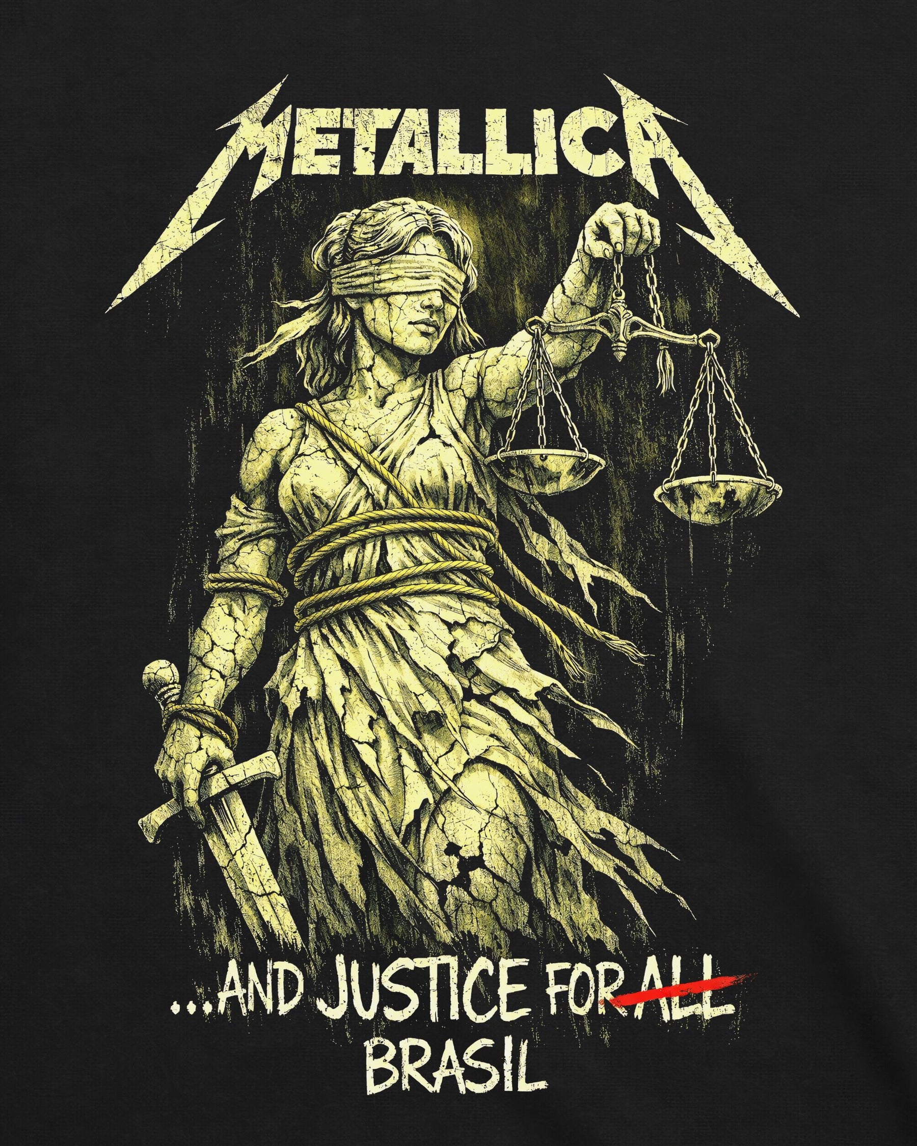 Camiseta Metallica – …And Justice for All – Brasil