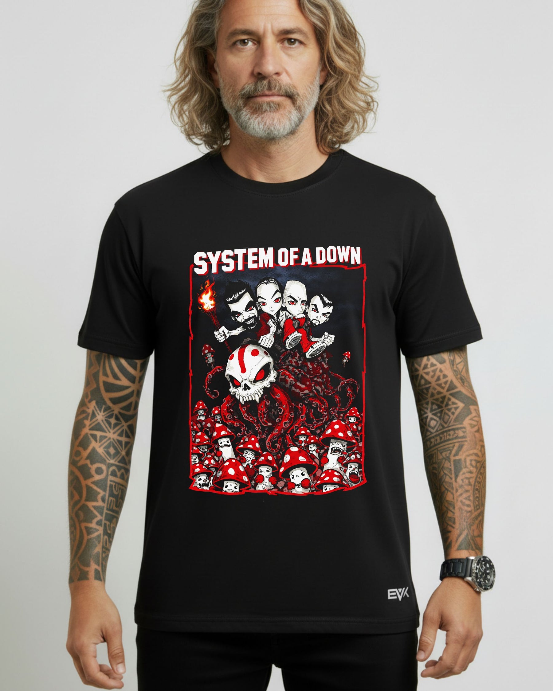 Camiseta System of a Down – Mushroom People