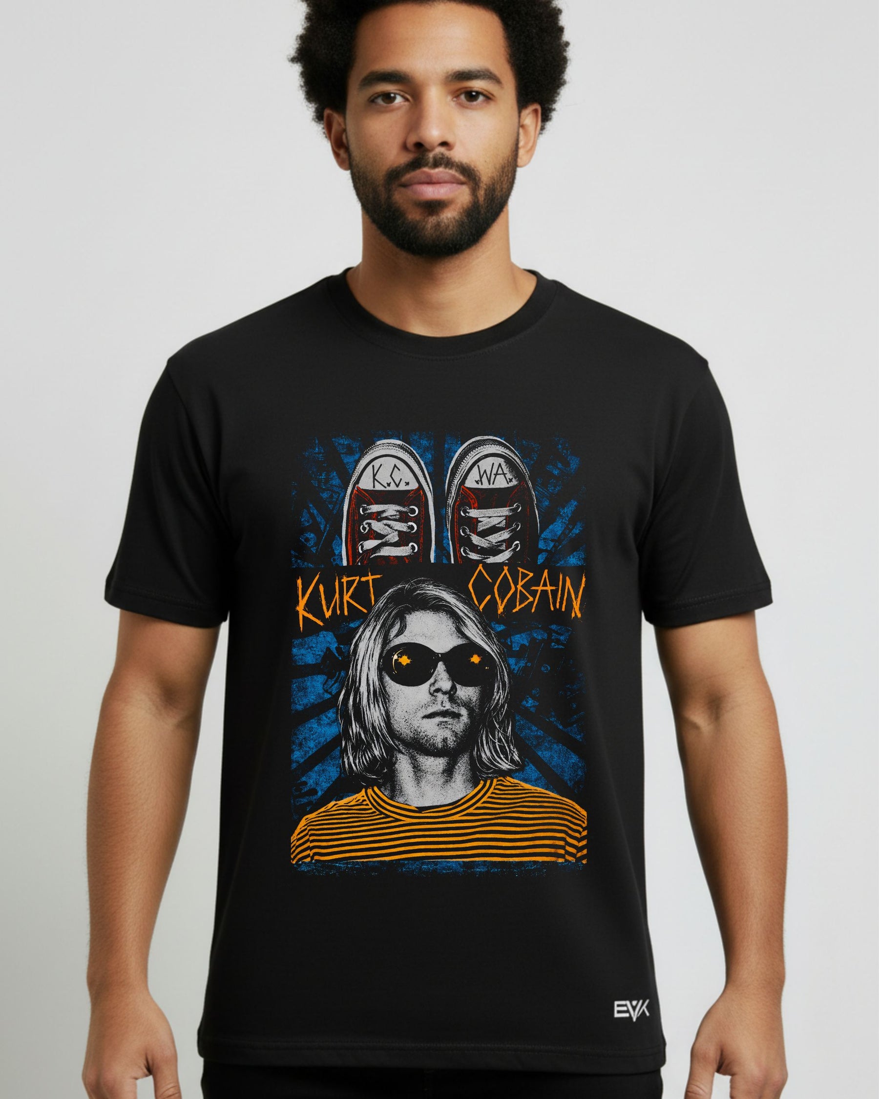 Camiseta Nirvana – Kurt Cobain Grunge Art
