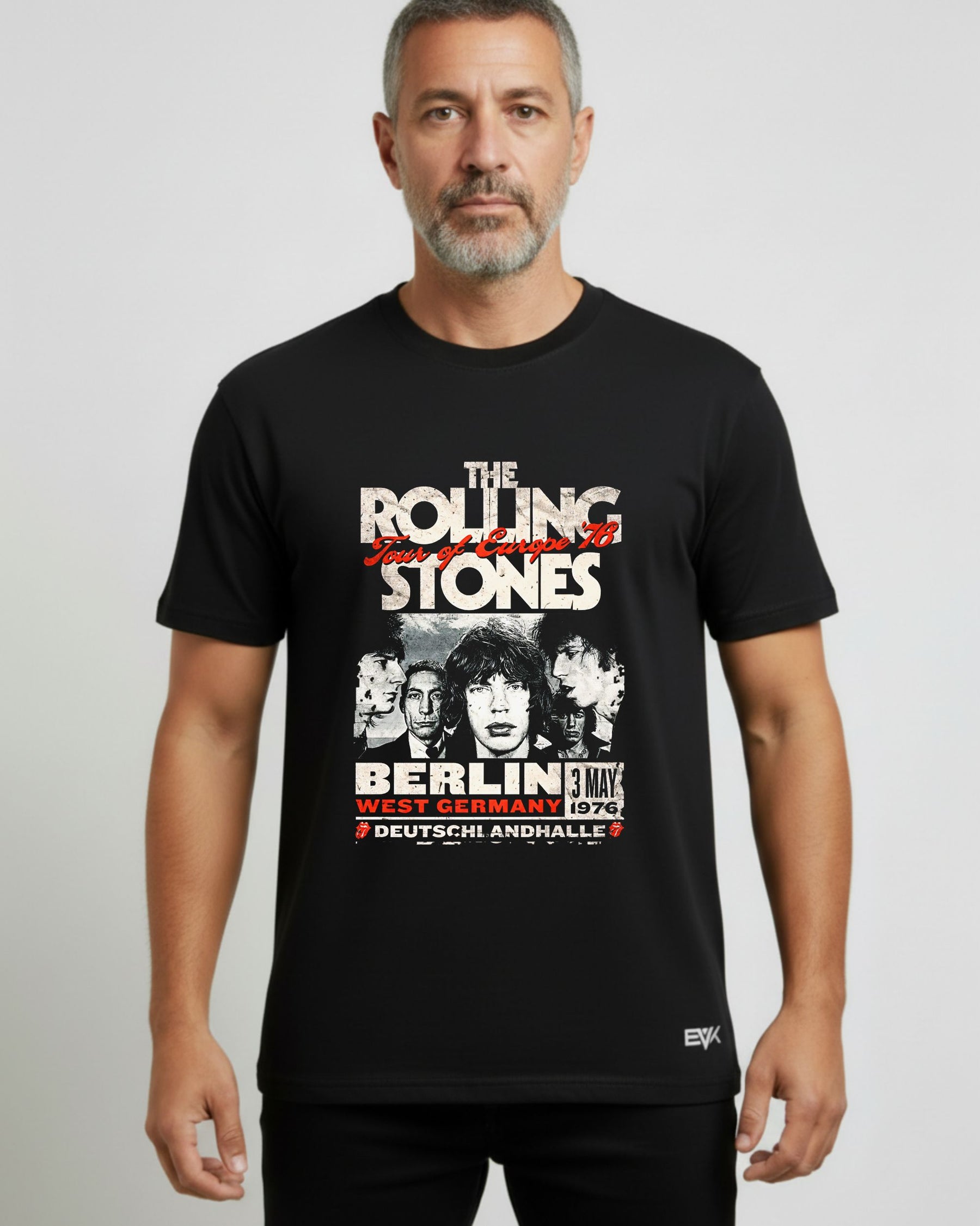 Camiseta Rolling Stones – Europe ’76 Tour Berlin
