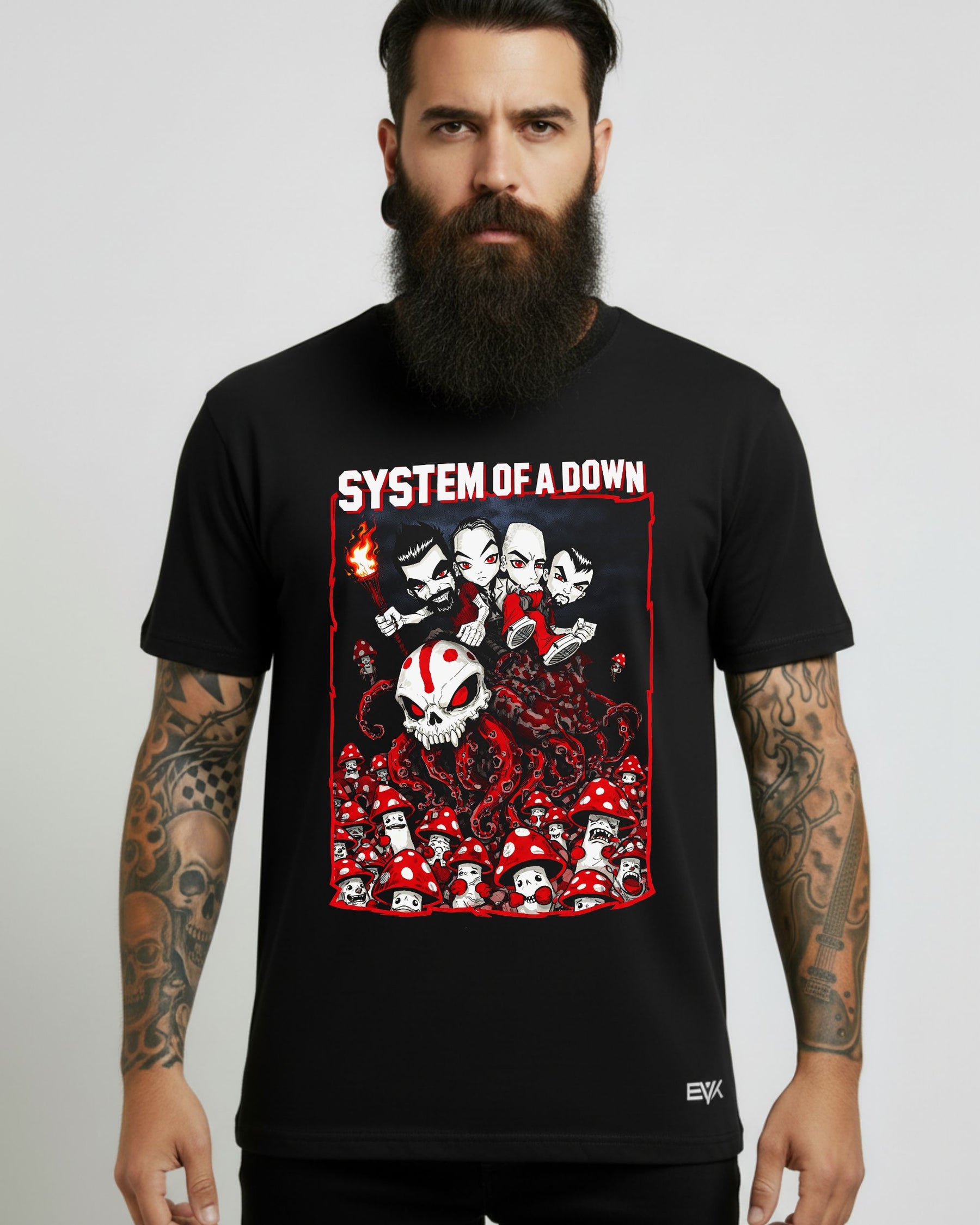 Camiseta System of a Down – Mushroom People