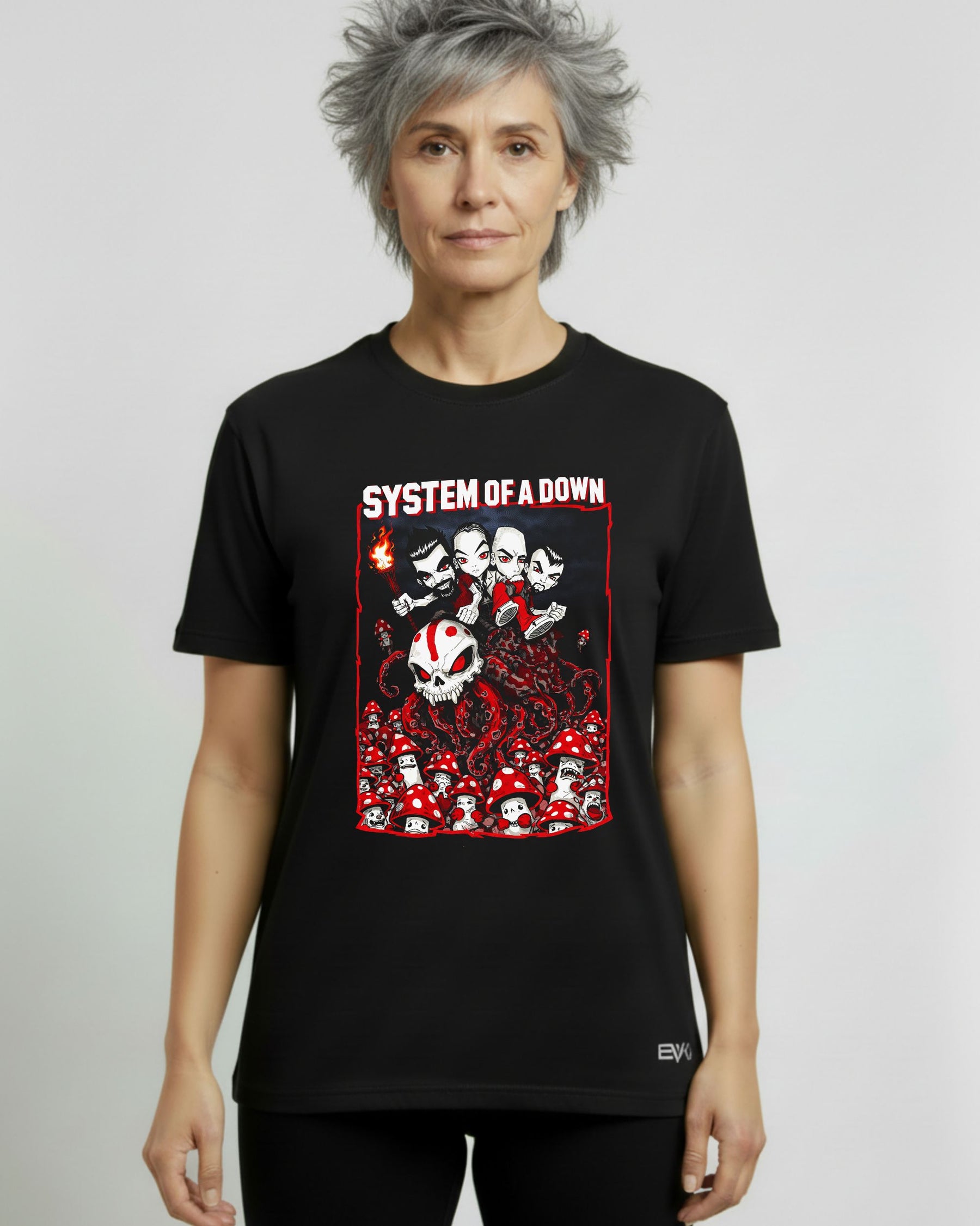 Camiseta System of a Down – Mushroom People