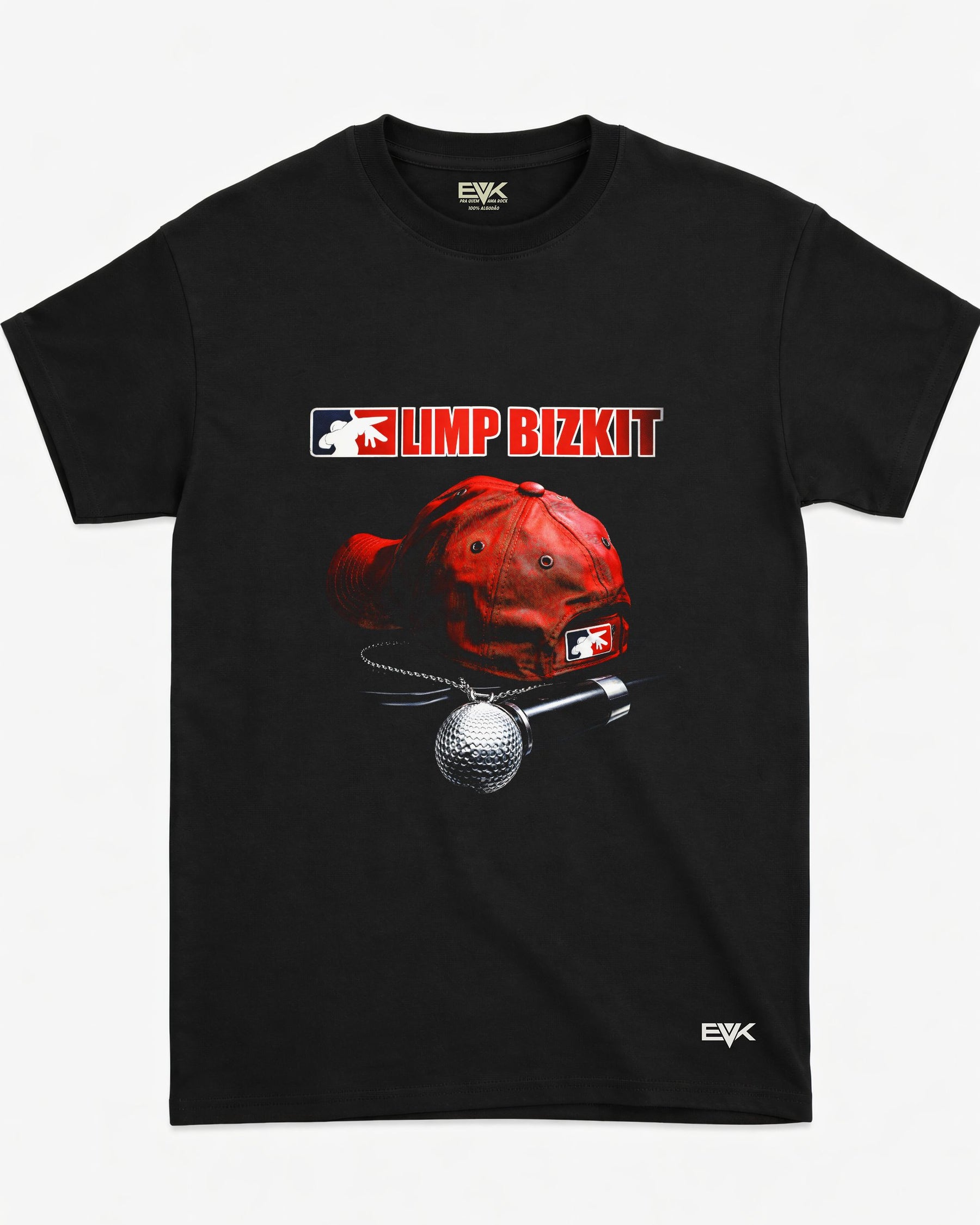 Camiseta Limp Bizkit – Red Cap & Mic