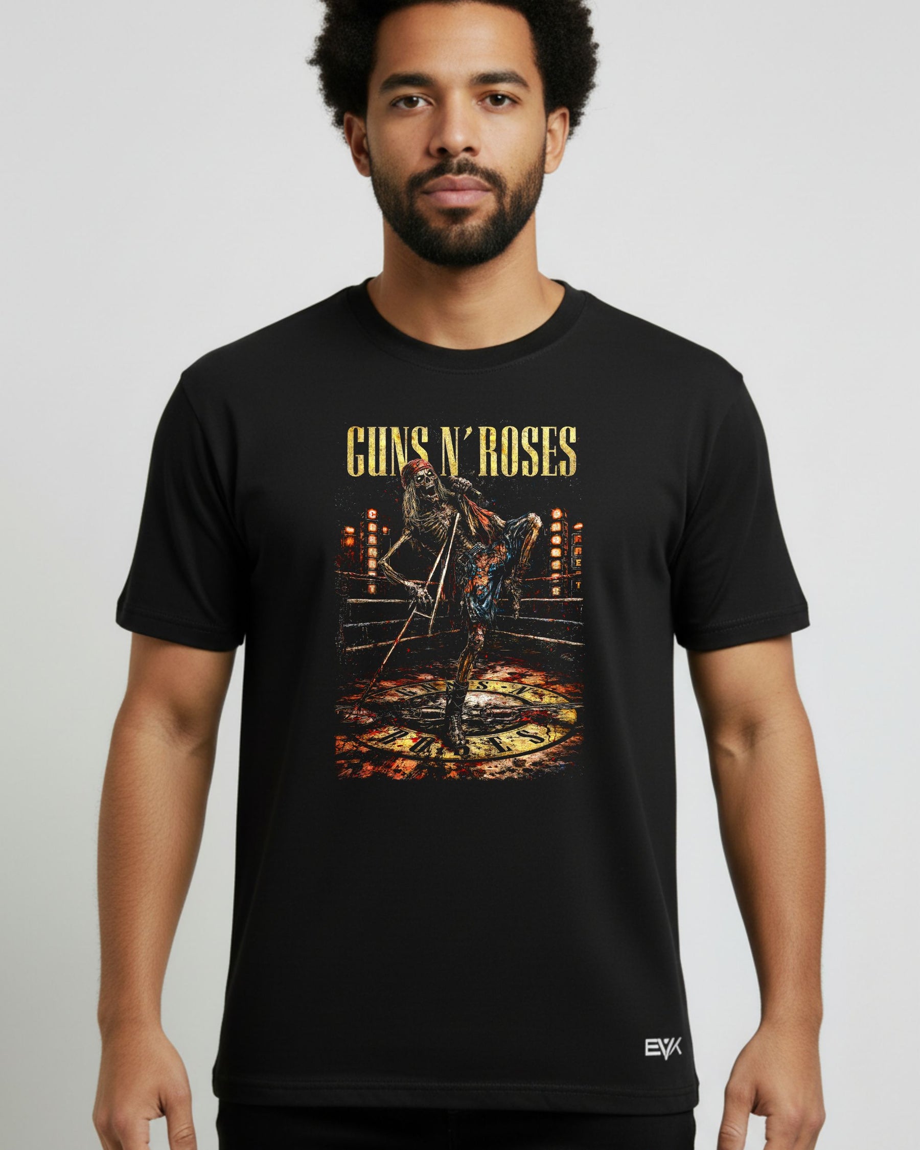 Camiseta Guns N’ Roses – Fight Skull