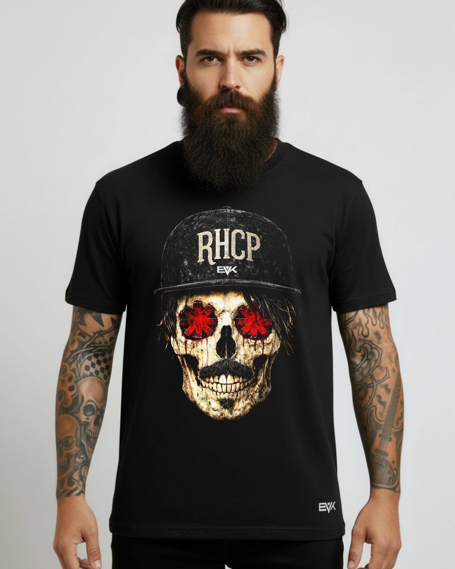 Camiseta Red Hot Chili Peppers – Anthony Kiedis Skull