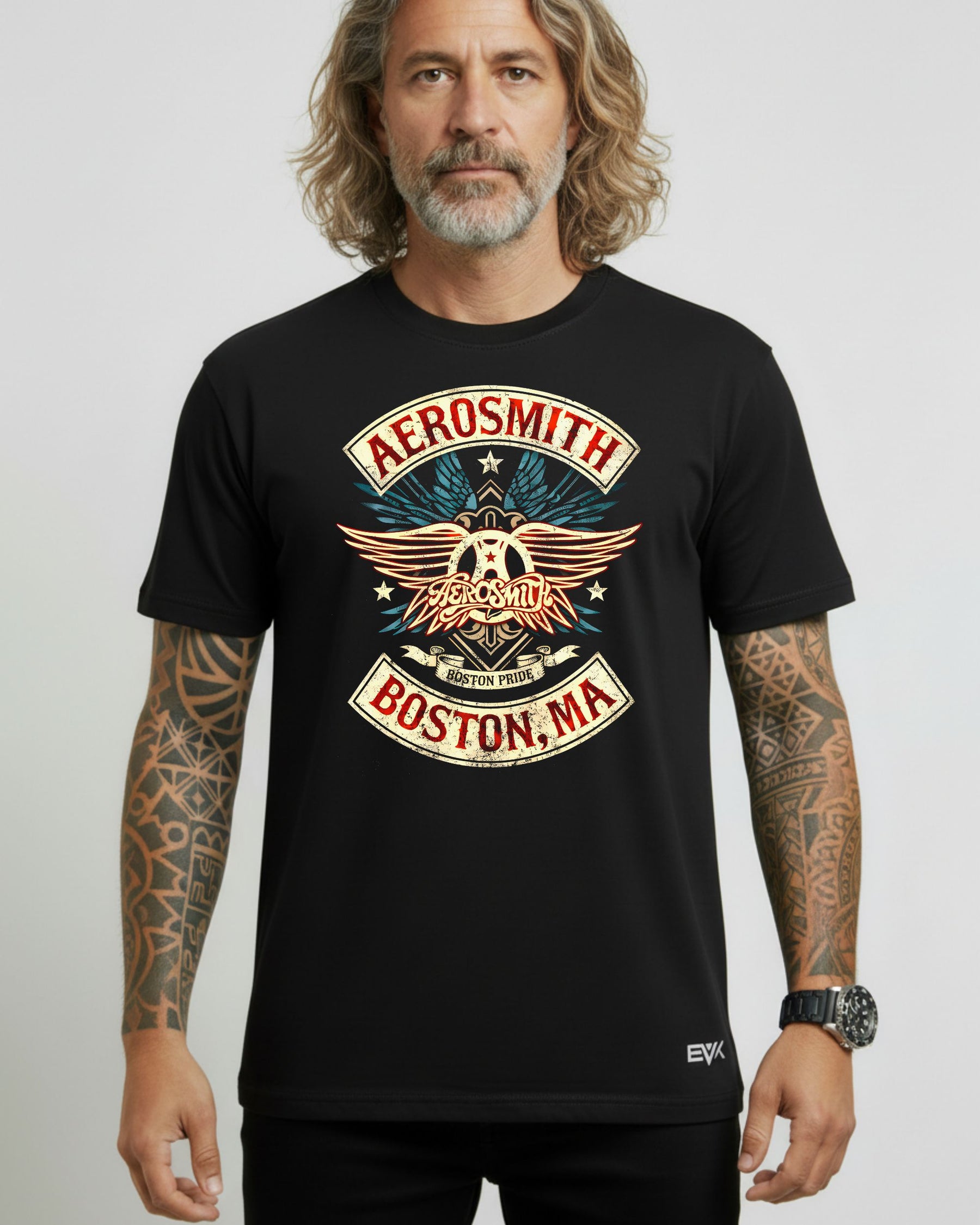 Camiseta Aerosmith – Boston Shield Pride