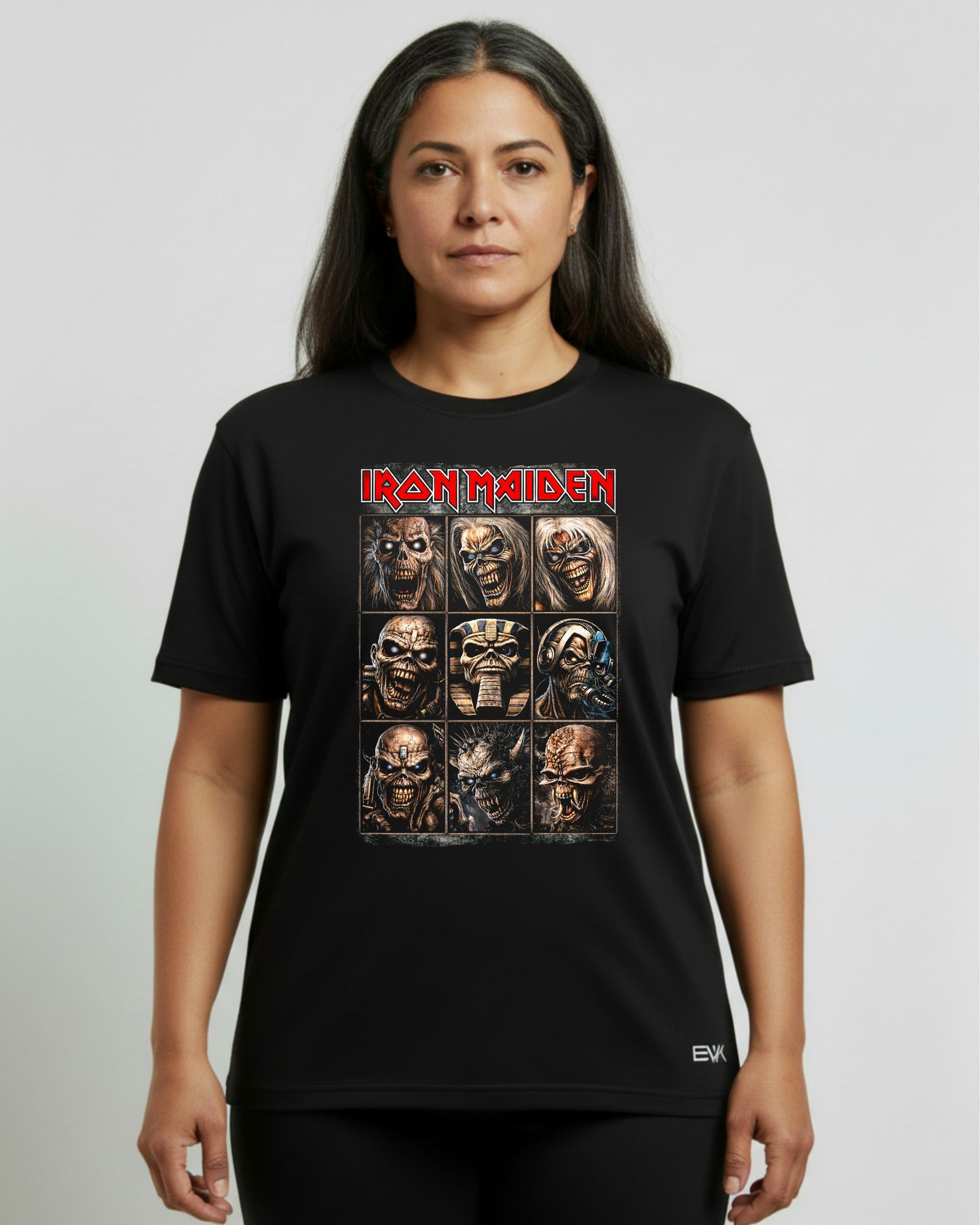 Camiseta Iron Maiden – Mosaico de Eddies