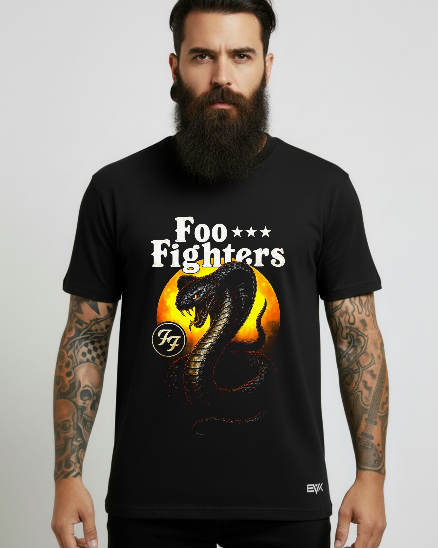 Camiseta Foo Fighters – Snake Sun