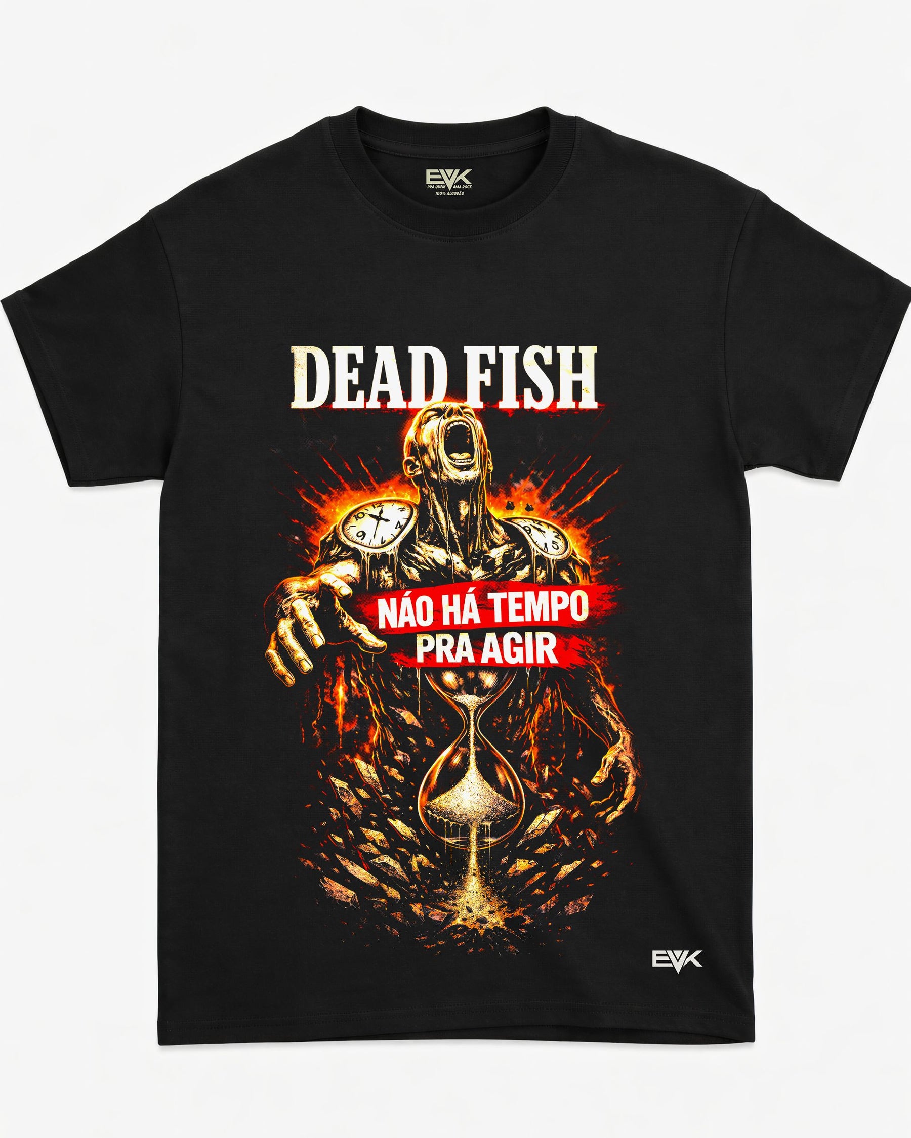 Camiseta Dead Fish – Não Há Tempo Pra Agir