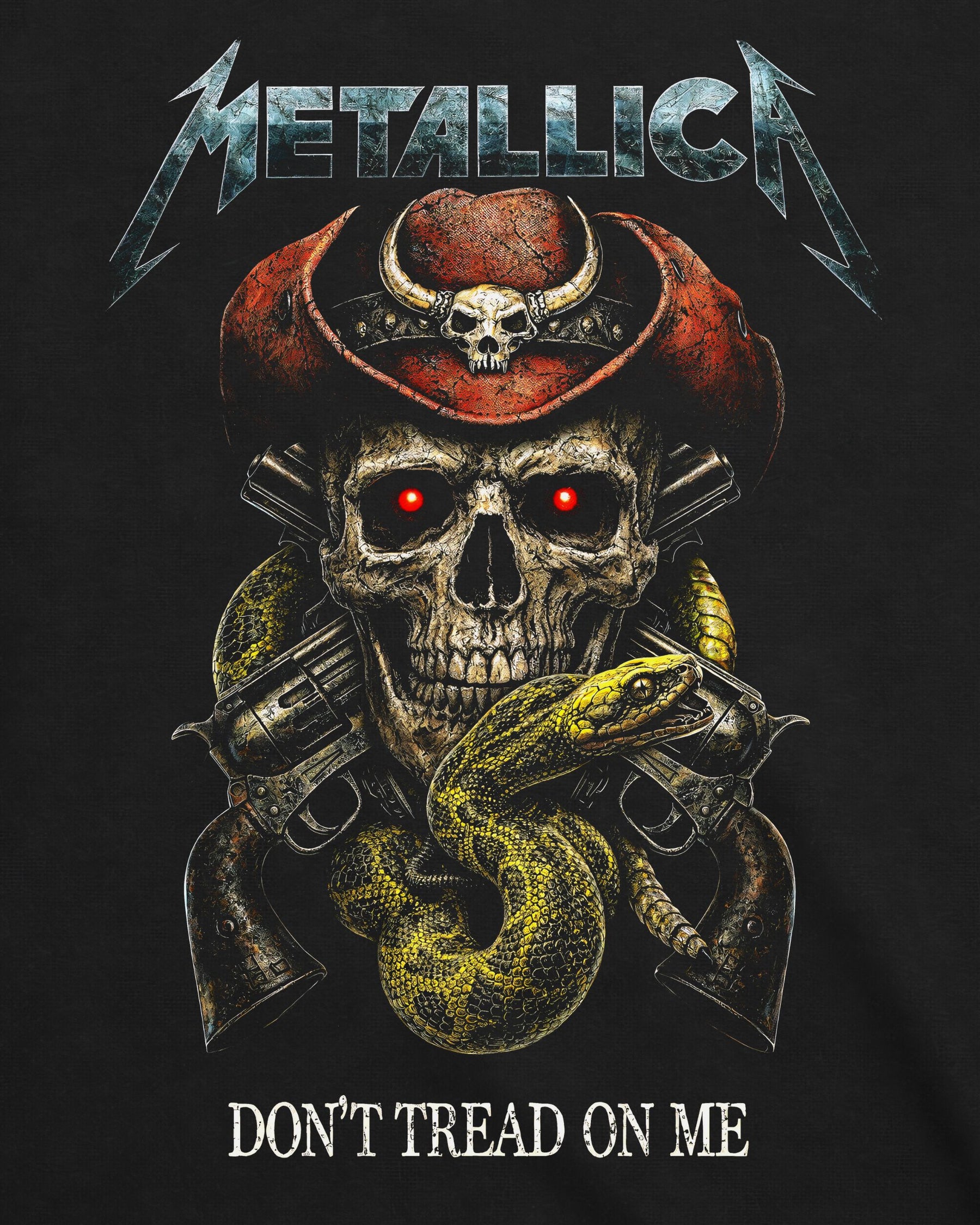 Camiseta Metallica – Don’t Tread on Me – Cowboy