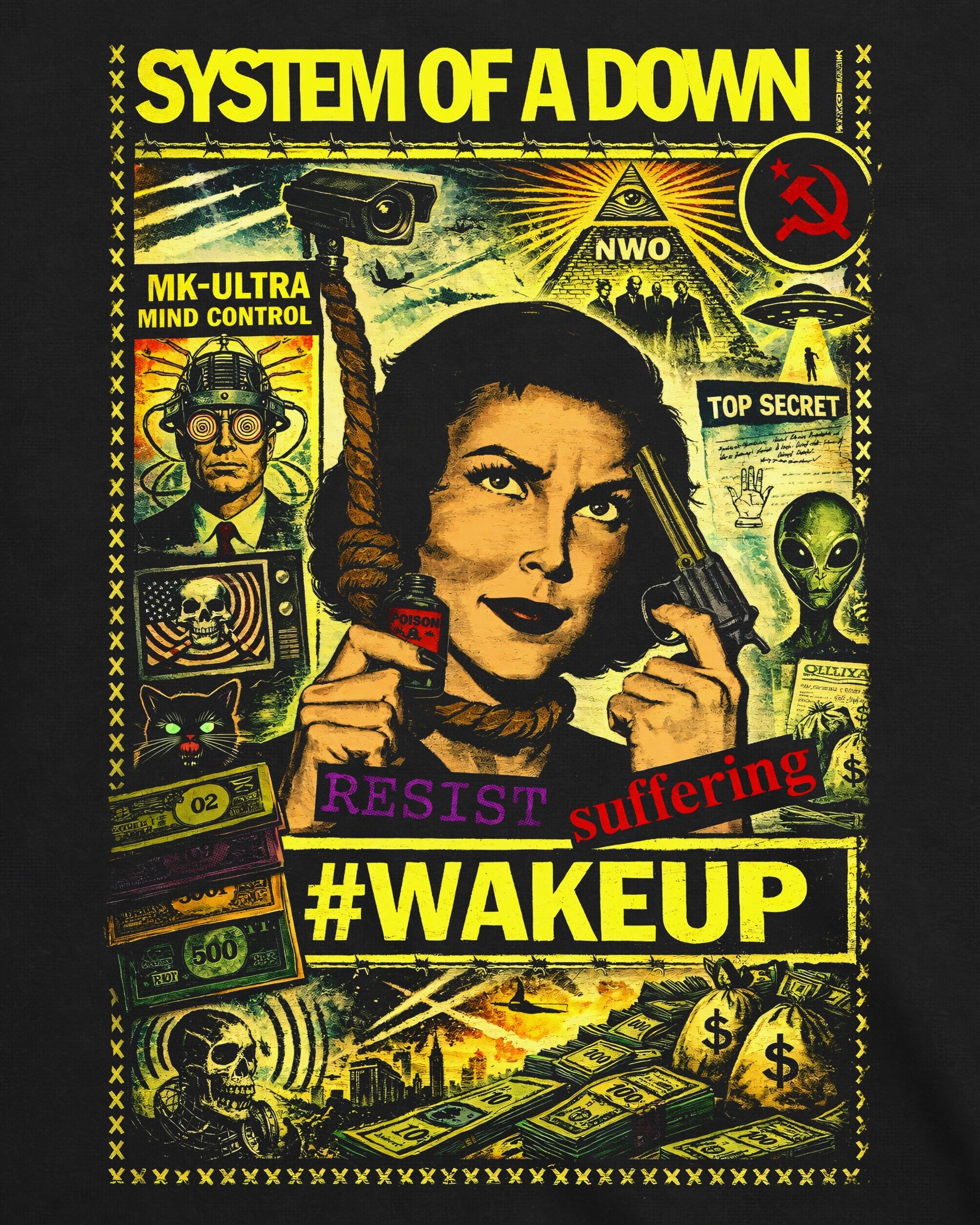 Camiseta System of a Down – Wake Up