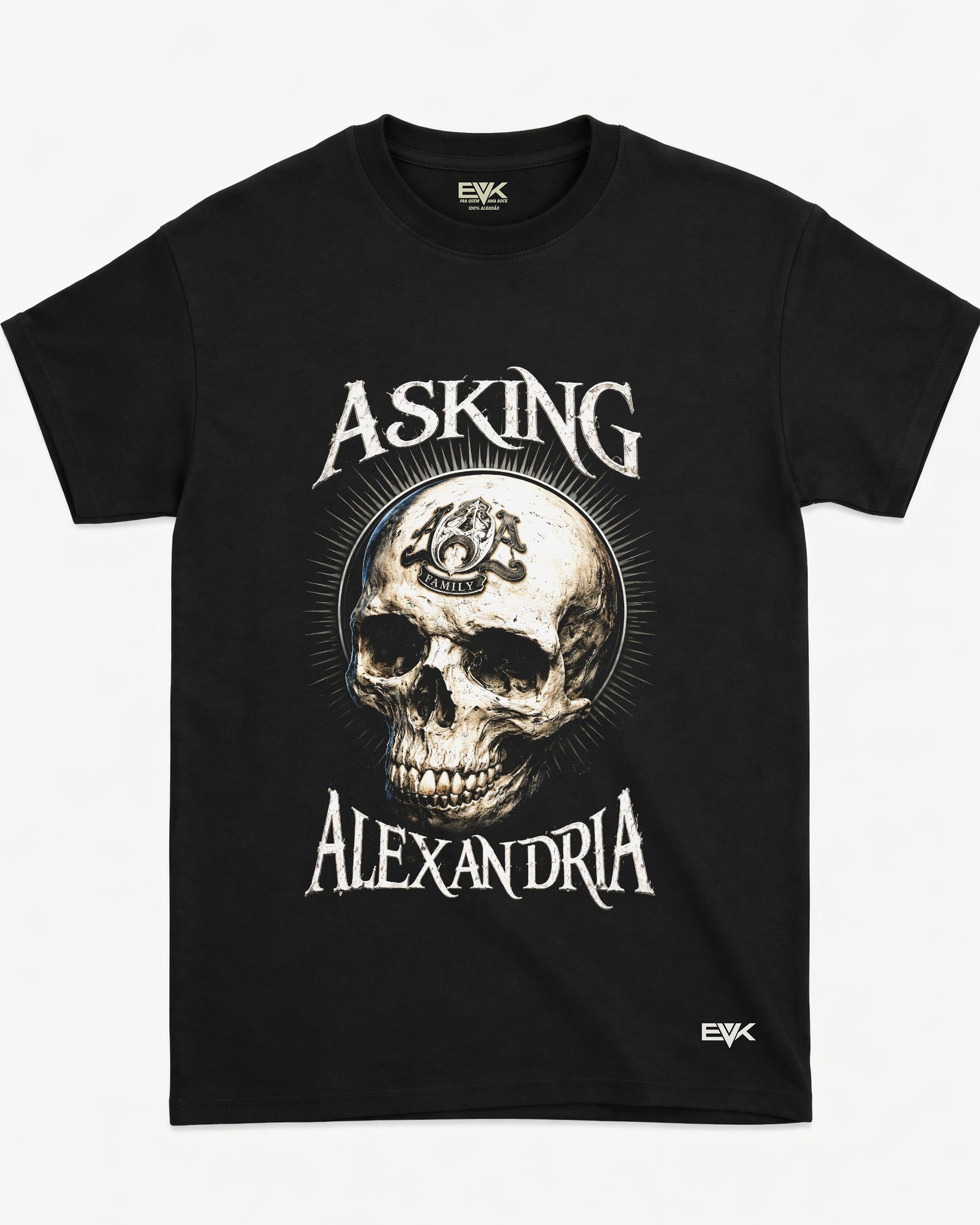Camiseta Asking Alexandria – Skull Stack