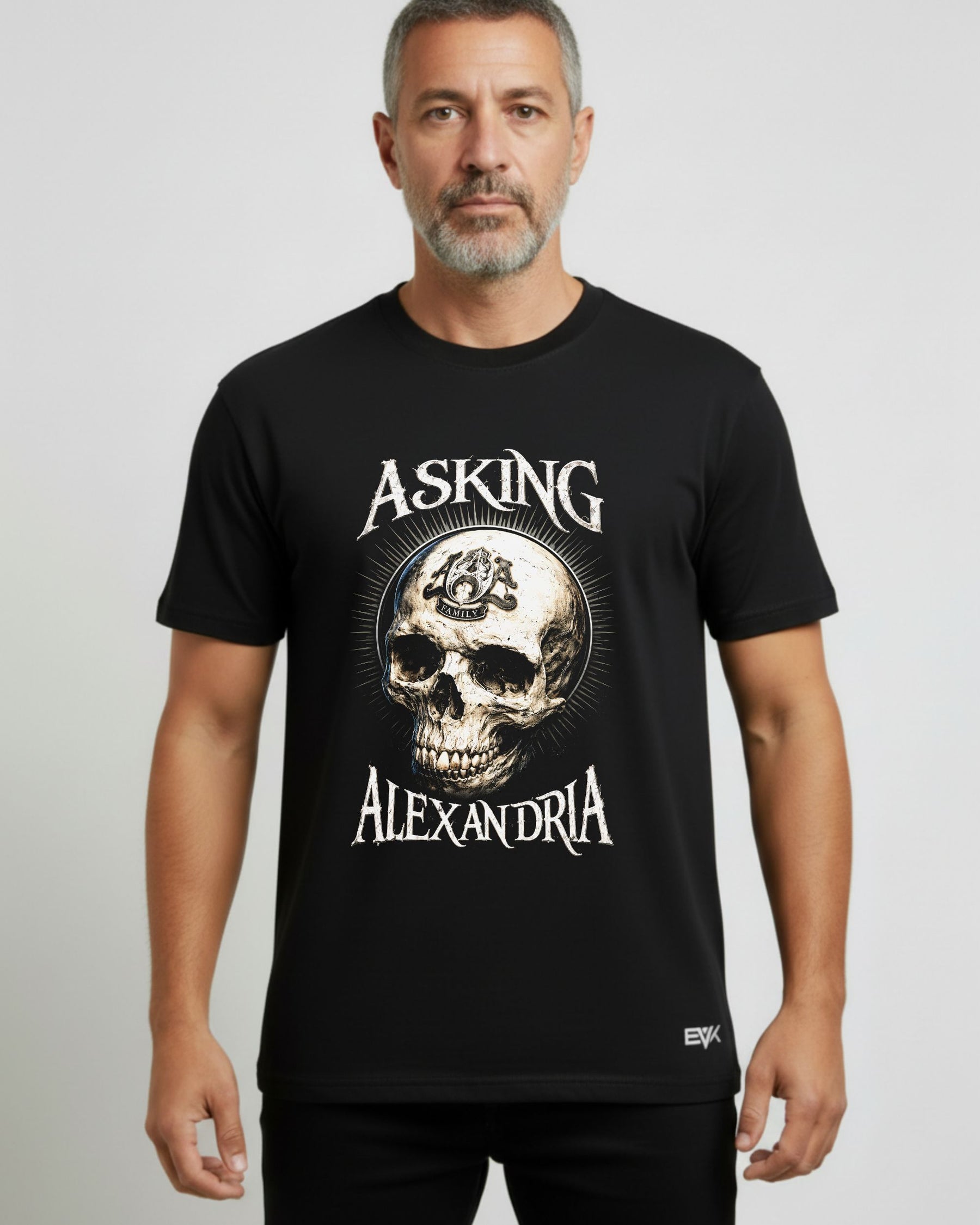 Camiseta Asking Alexandria – Skull Stack