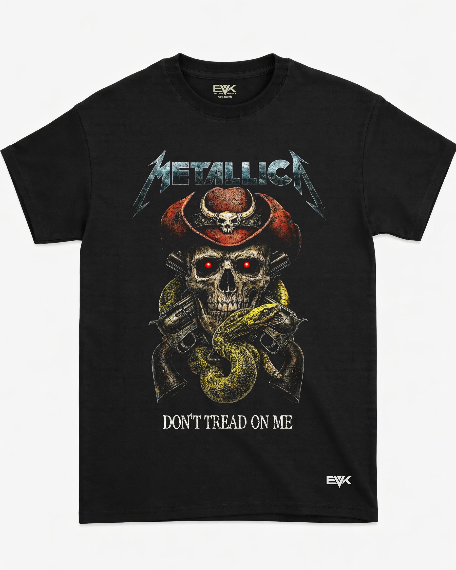 Camiseta Metallica – Don’t Tread on Me – Cowboy