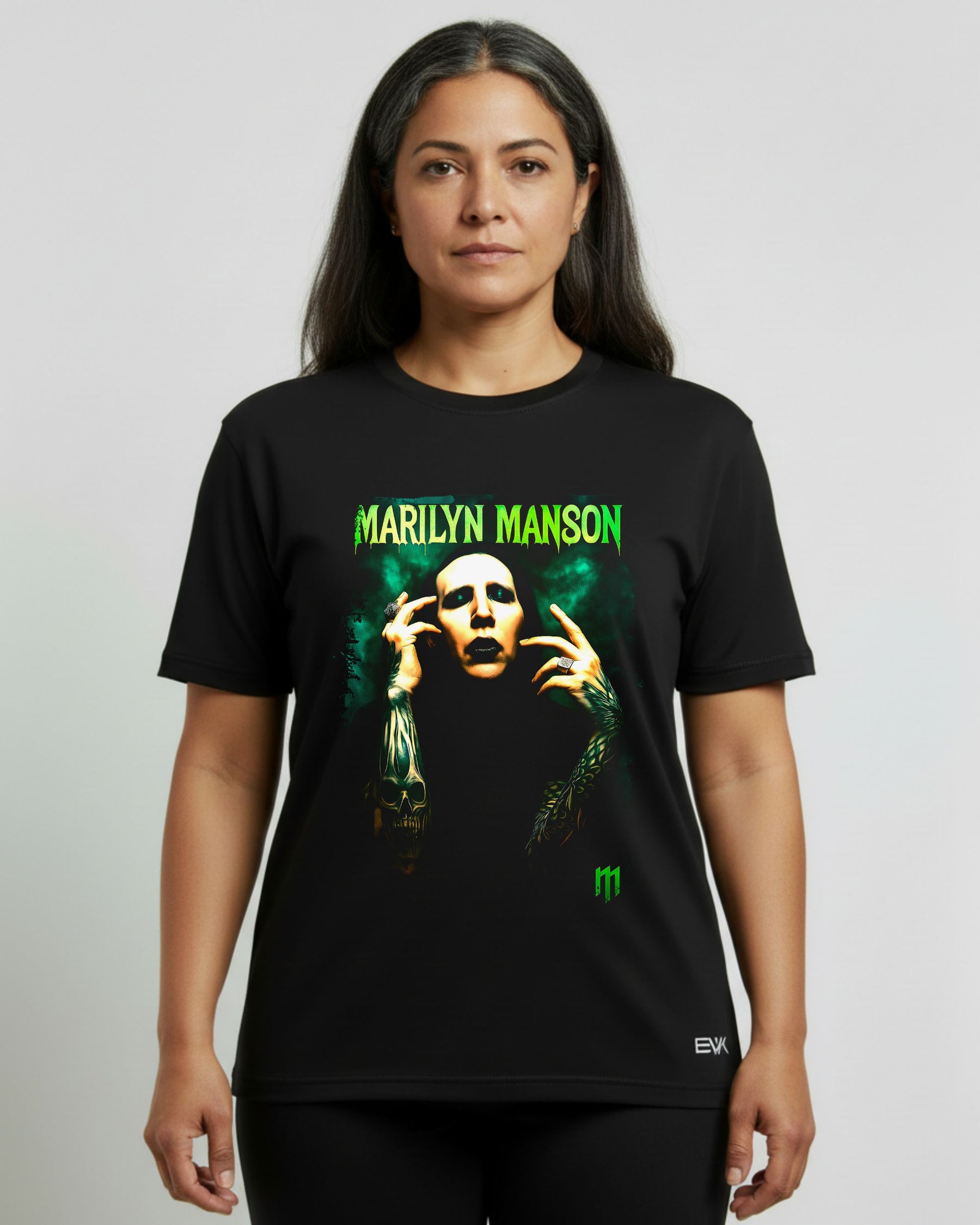 Camiseta Marilyn Manson – Goth Metal Face