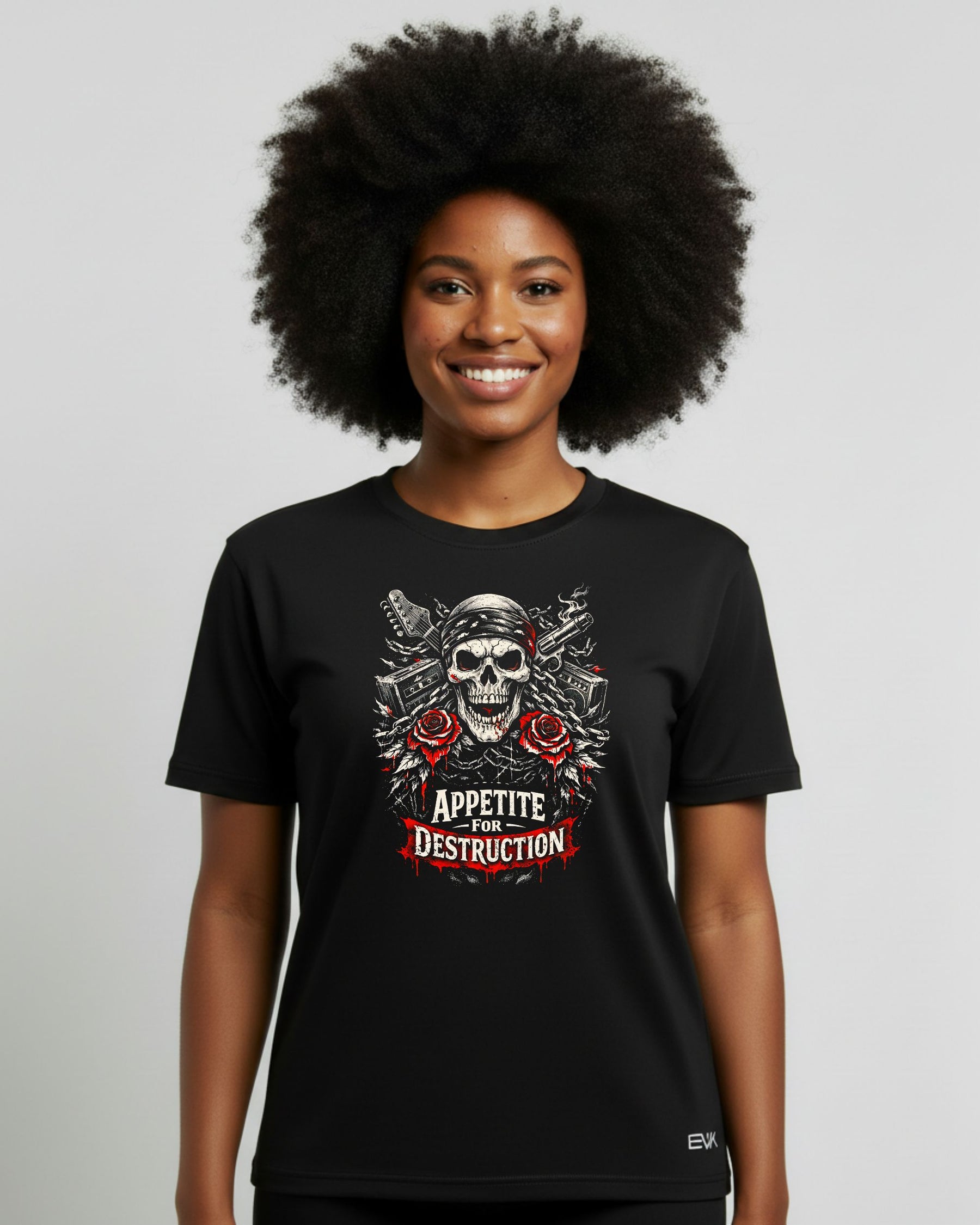 Camiseta Guns N’ Roses – Appetite for Destruction Pistols and Chains