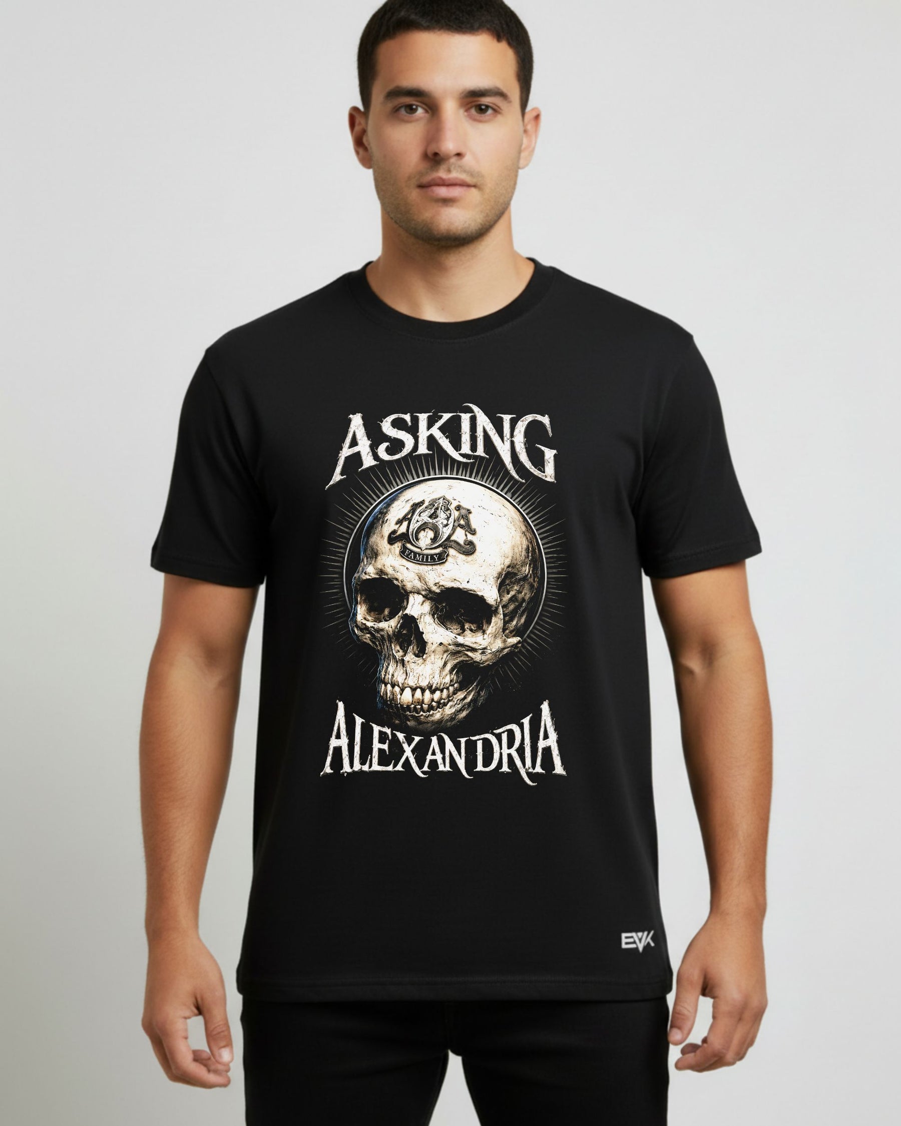 Camiseta Asking Alexandria – Skull Stack