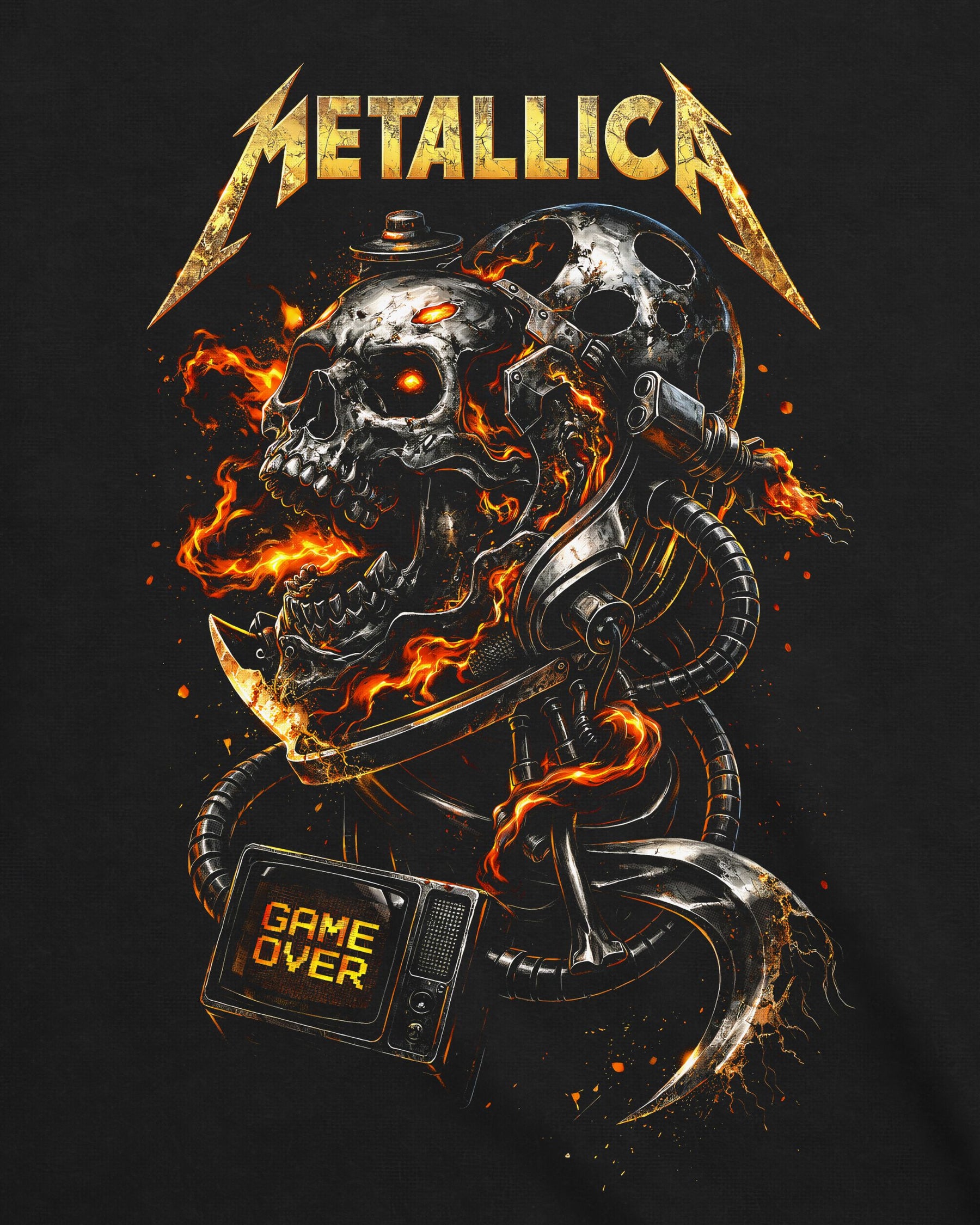 Camiseta Metallica – Game Over