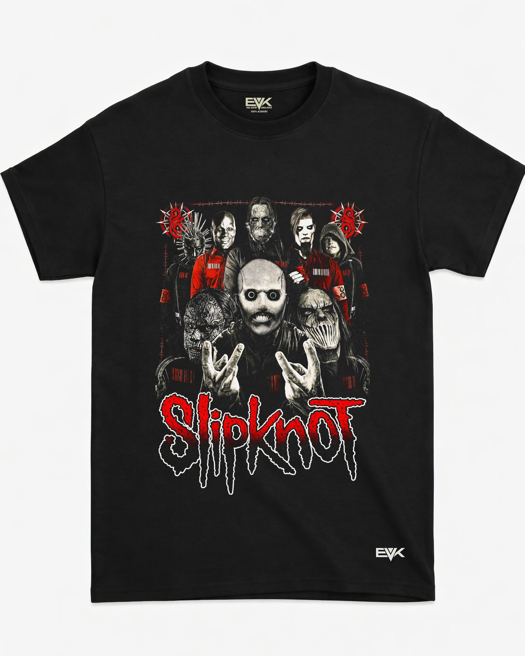 Camiseta Slipknot – Members and Masks