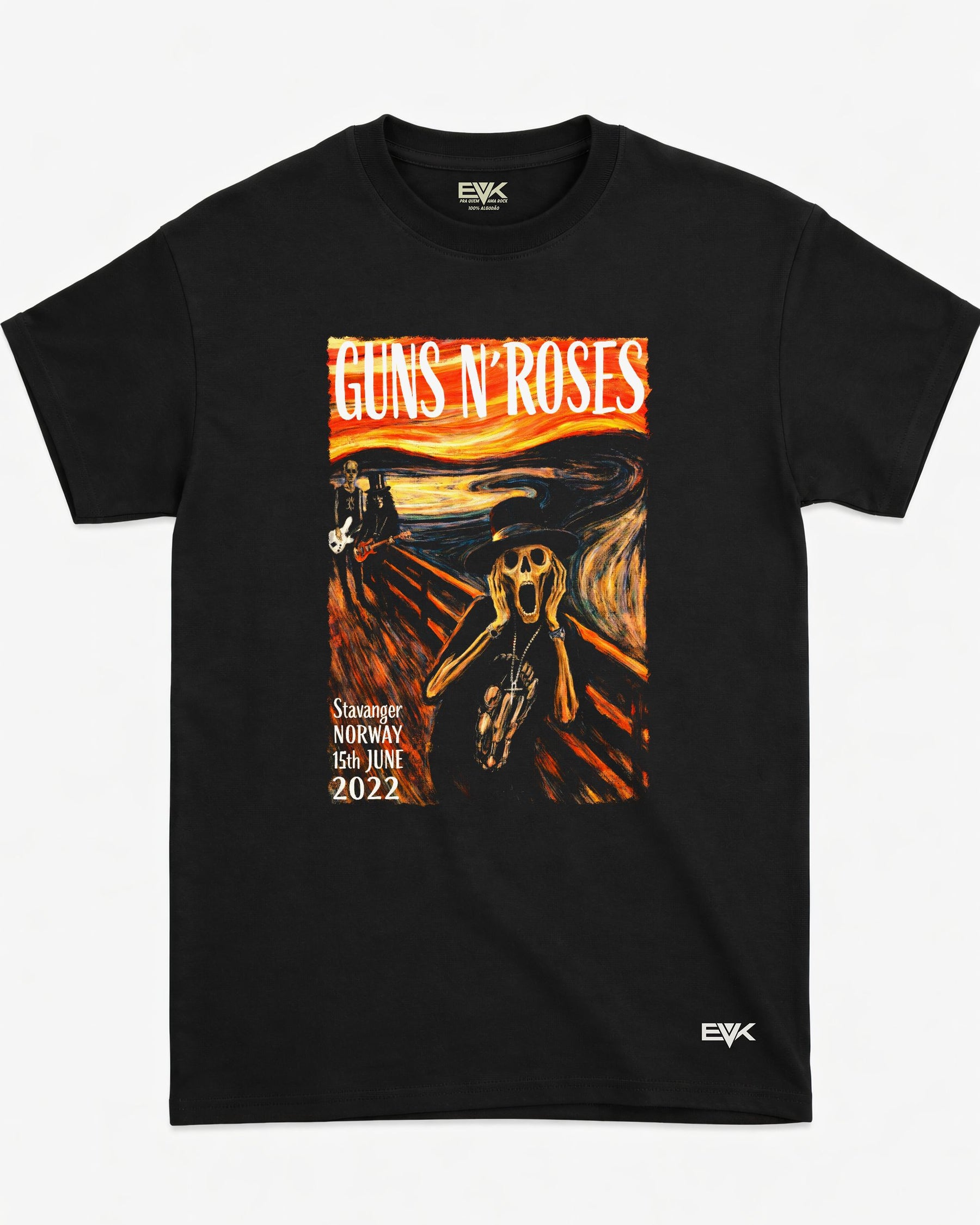Camiseta Guns N’ Roses – O Grito – Tour Noruega