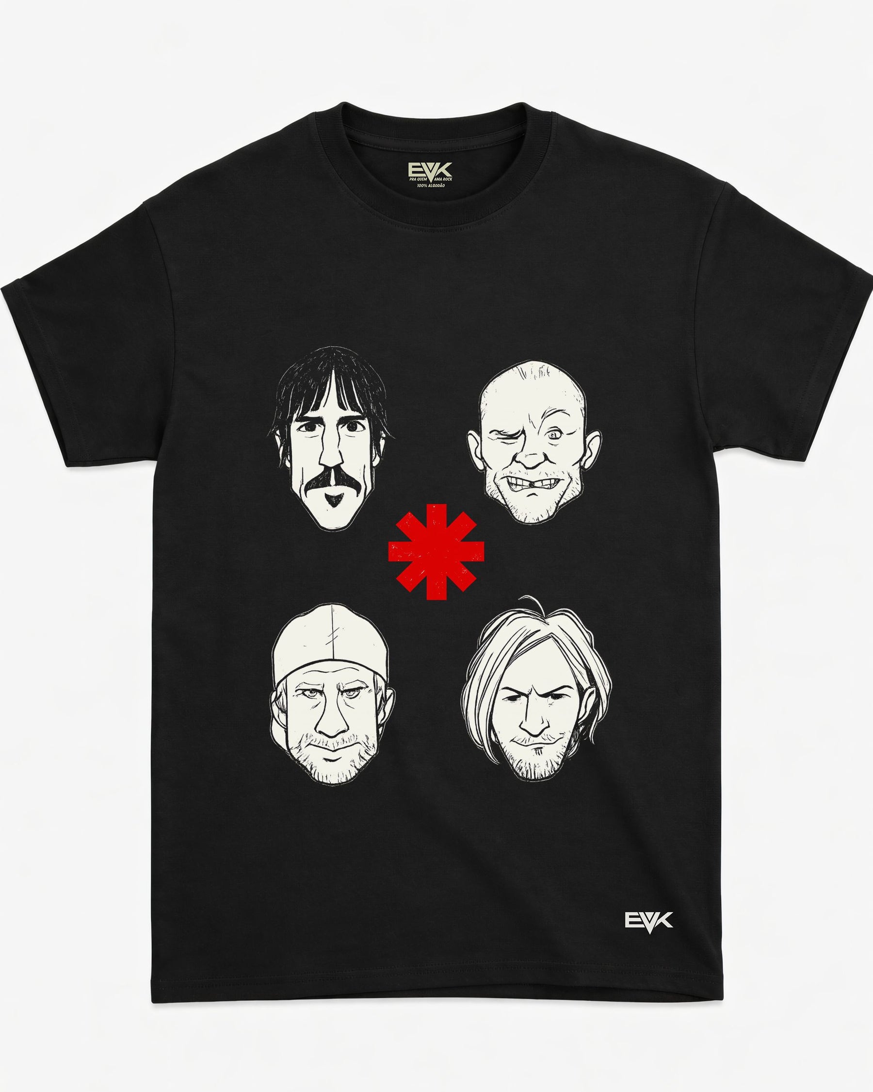 Camiseta Red Hot Chili Peppers – Funny Faces