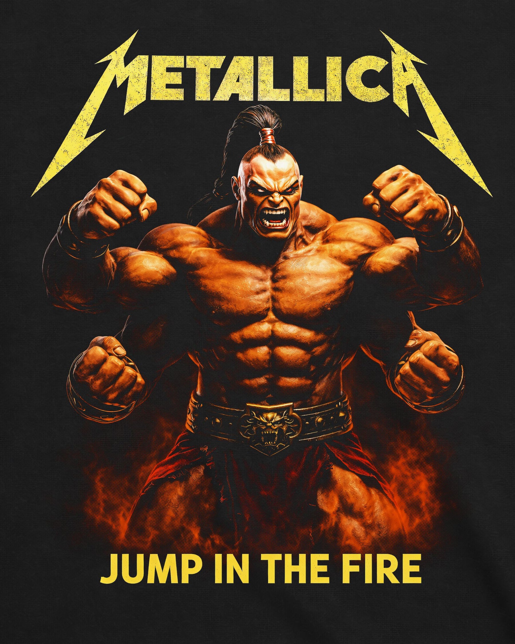 Camiseta Metallica – Goro – Mortal Kombat