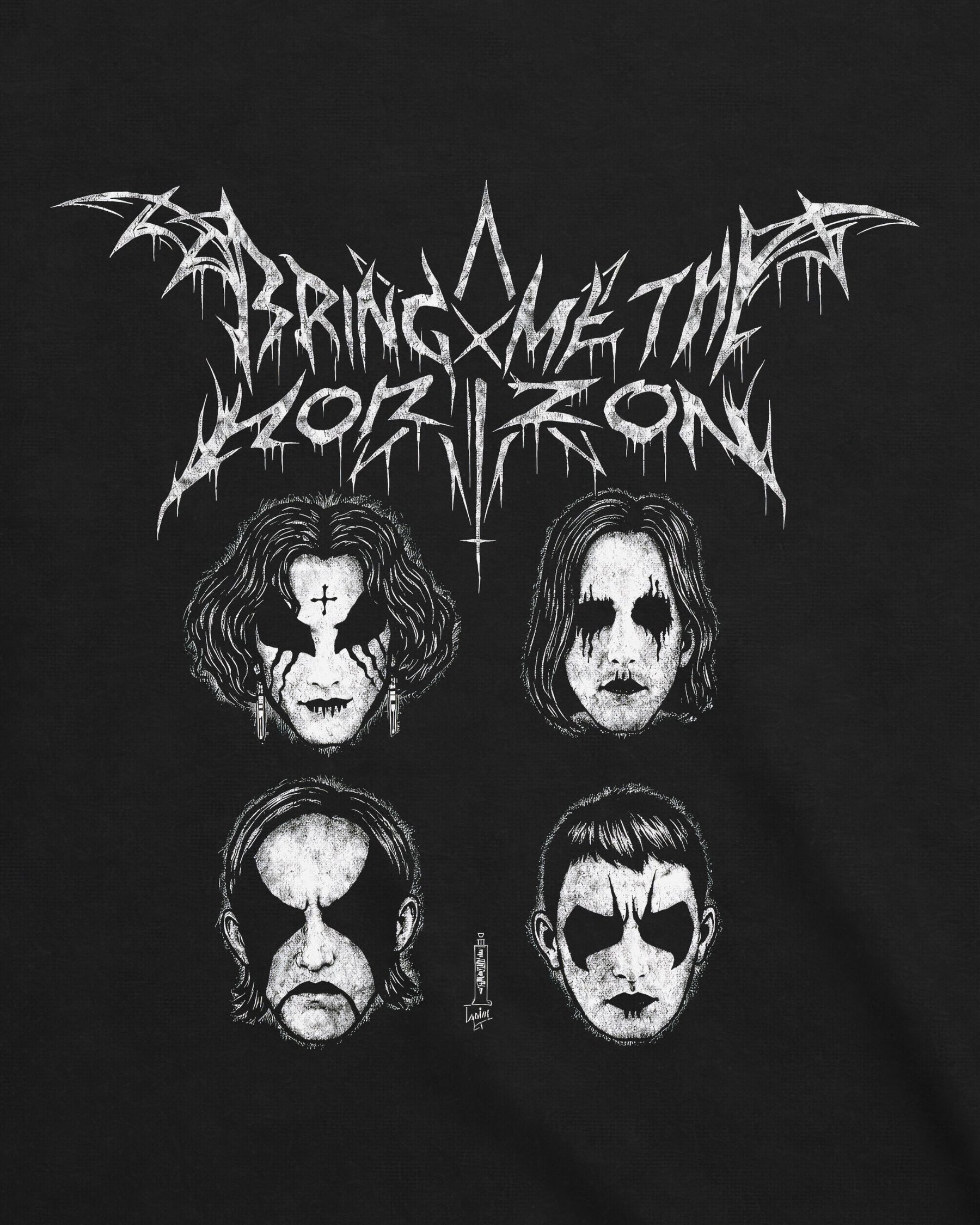Camiseta Bring Me the Horizon – The Black Metal Tee