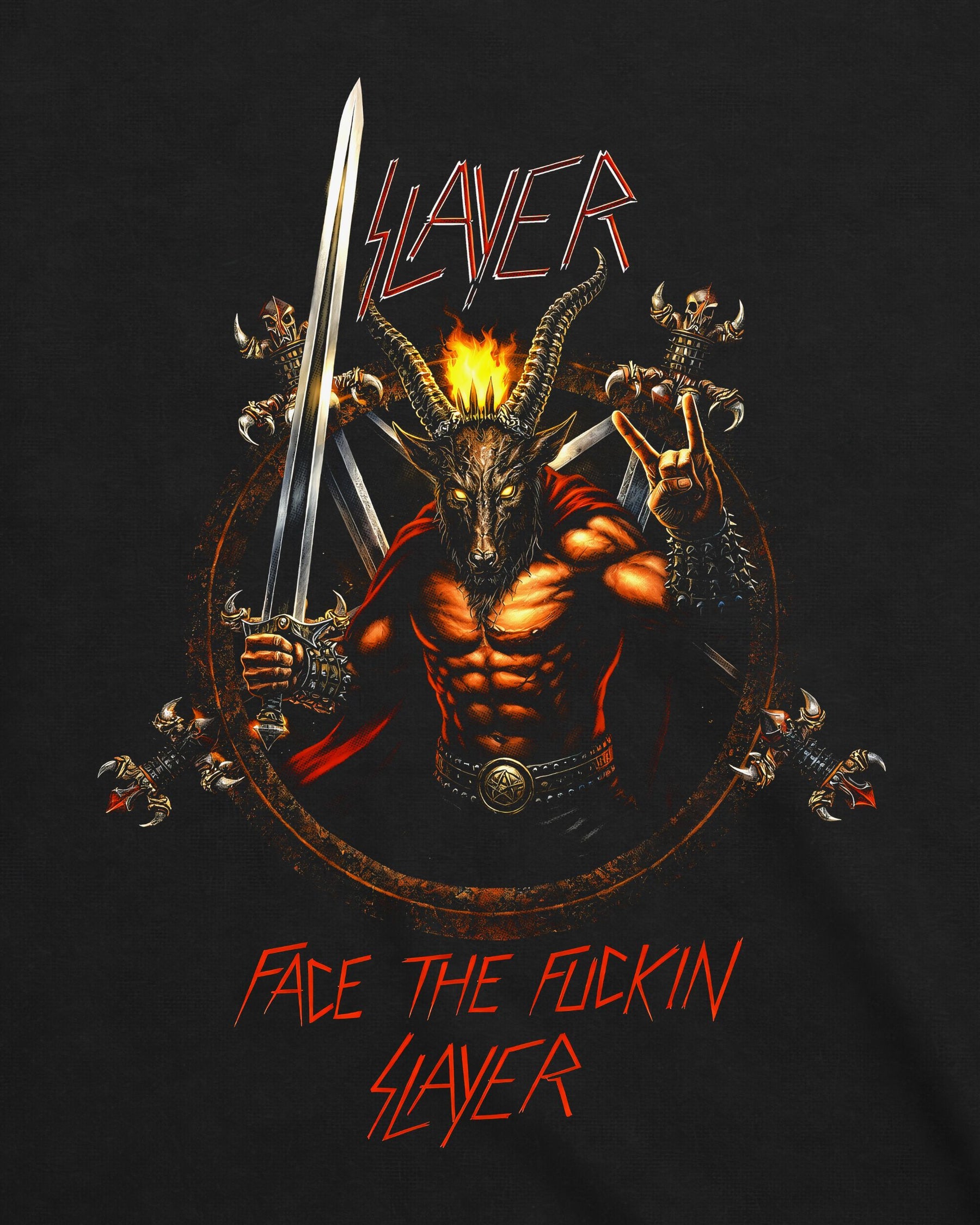 Camiseta Slayer – Face the Fucking Slayer