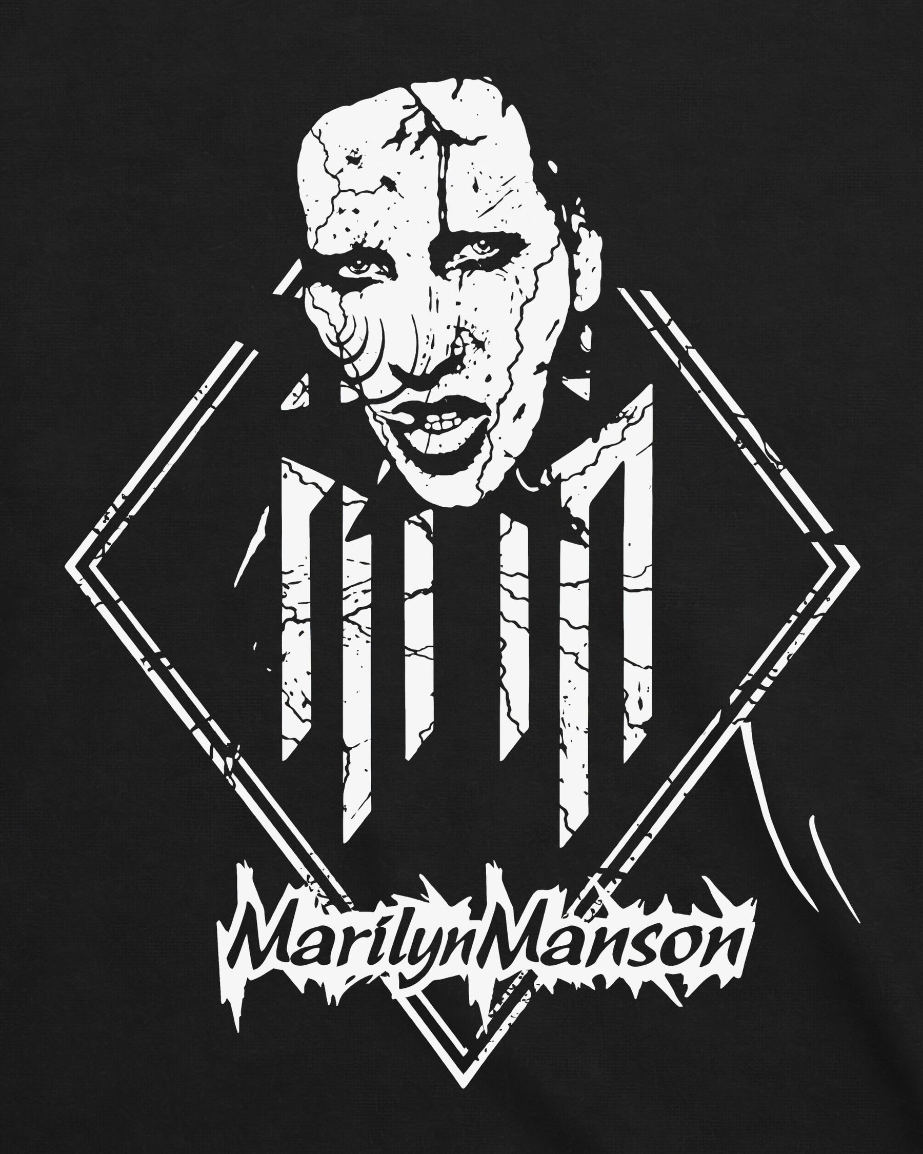 Camiseta Marilyn Manson – Logo Trash