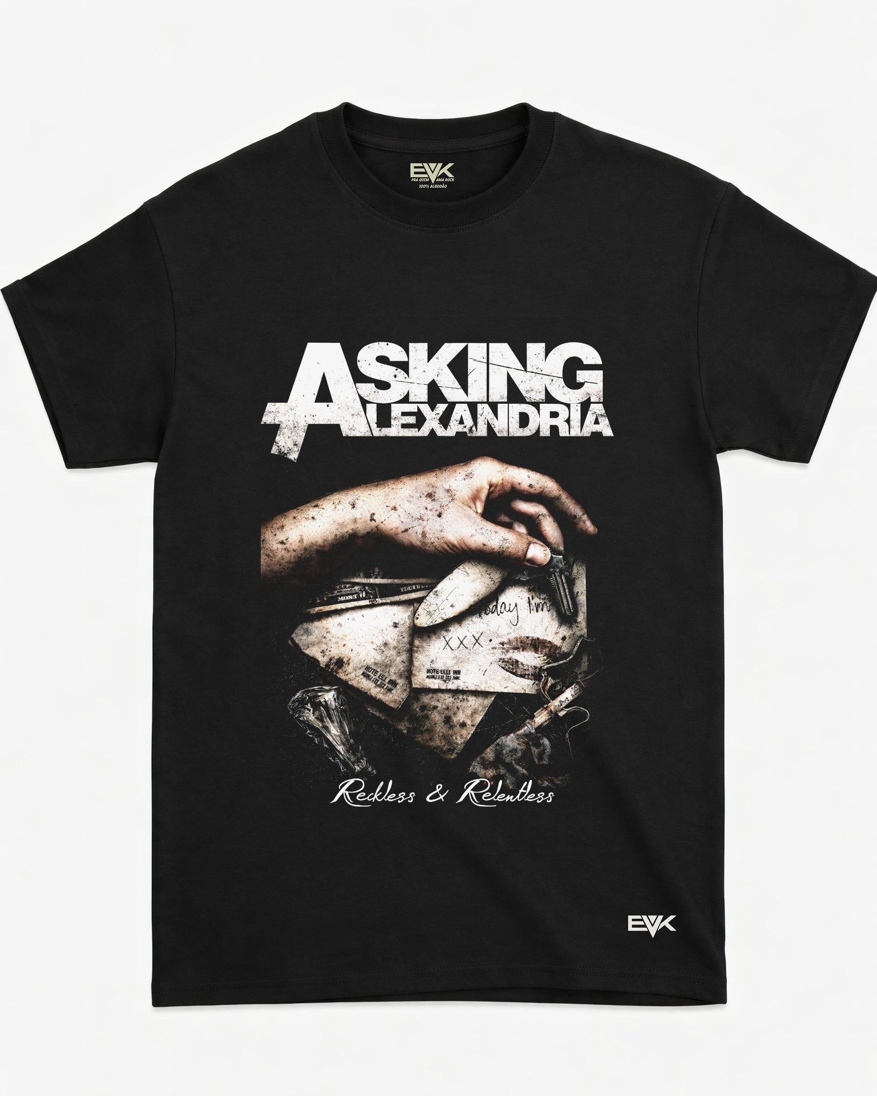 Camiseta Asking Alexandria – Reckless and Relentless