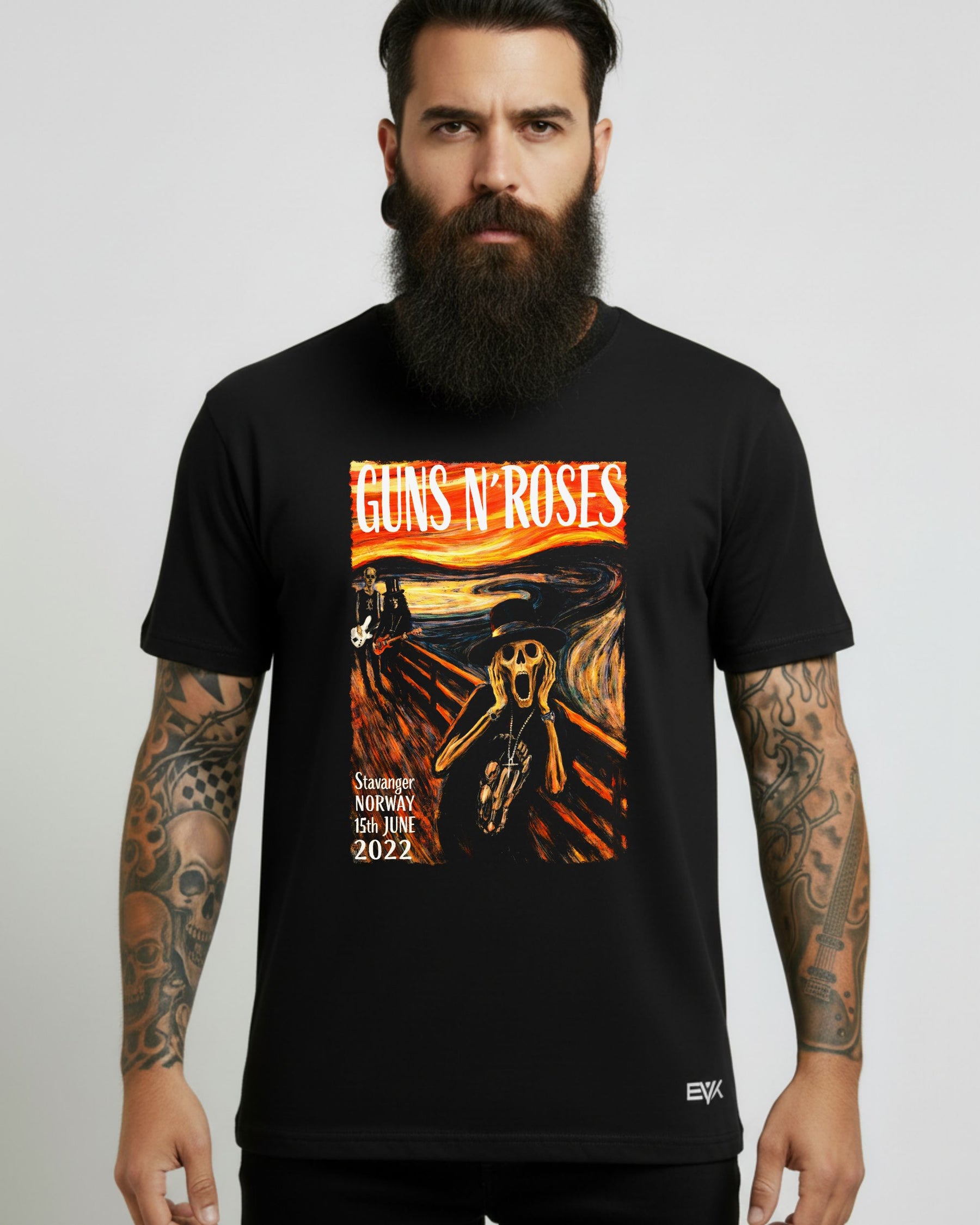 Camiseta Guns N’ Roses – O Grito – Tour Noruega