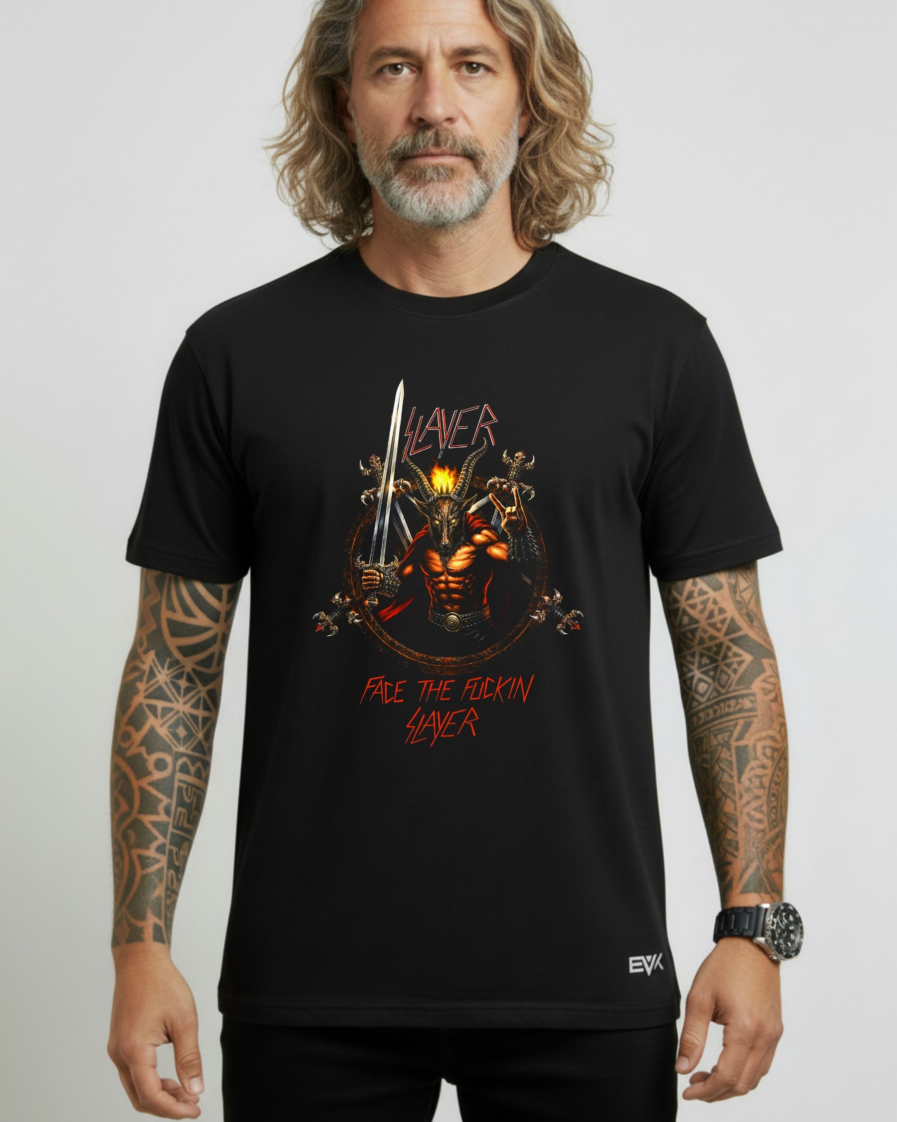 Camiseta Slayer – Face the Fucking Slayer